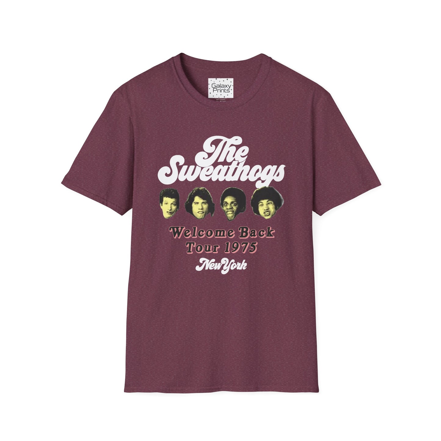 Unisex T-Shirt - POP Culture - 'The Sweathogs - From the Hit TV Sitcom Welcome Back Kotter' Arnold Horshack, Juan Epstein, Frieddie "Boom Boom" Washington, Vinnie Barbarino