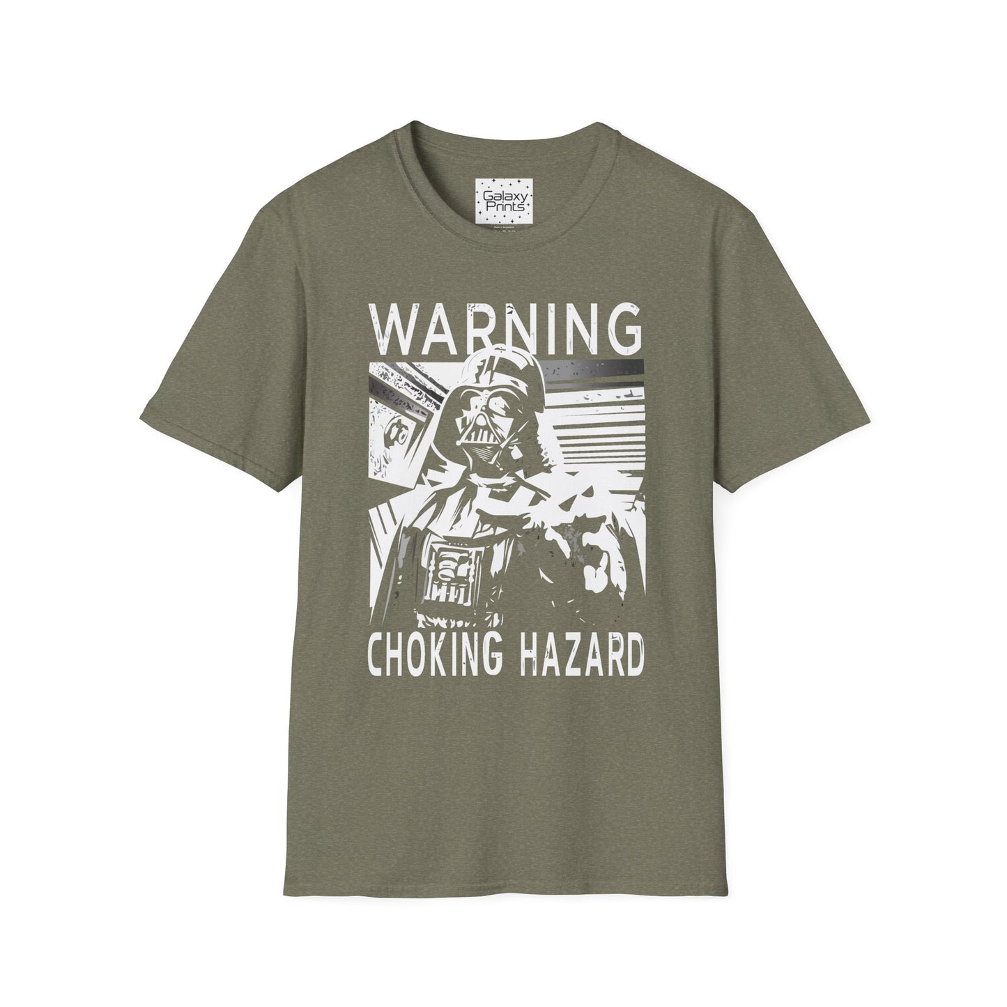 Star Wars Inspired Unisex T-Shirt - 'Choking Hazzard WARNING' Darth Vader Graphic Tee