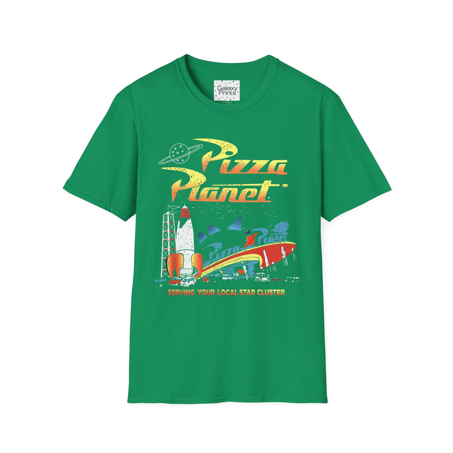 DISNEY inspired Unisex T-Shirt - Pizza Planet 'Serving Your Local Star Cluster'