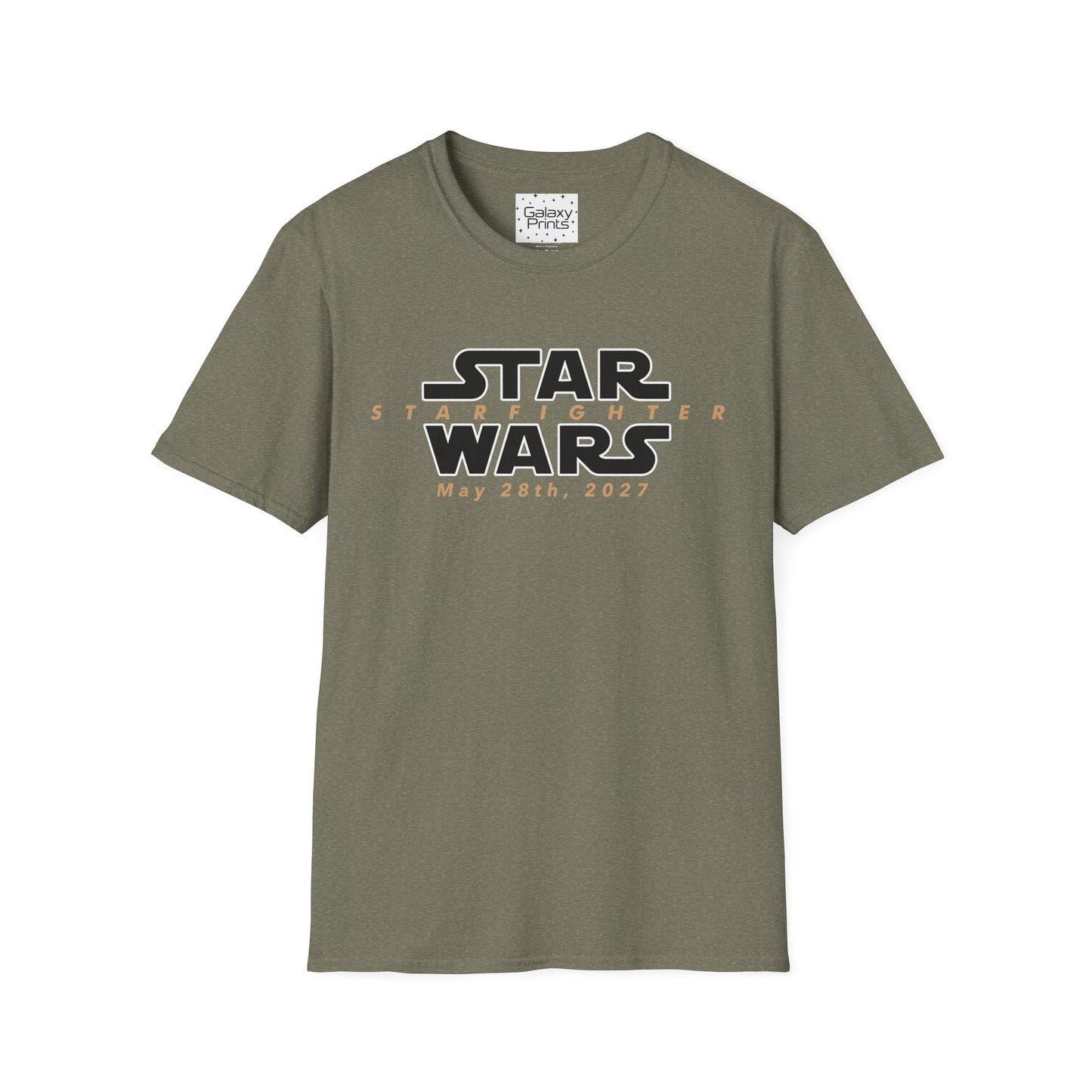 Inspired by Star Wars Starfighter Unisex T-Shirt - Movie Coming Out May 28th, 2027 (w/ movie release date)
