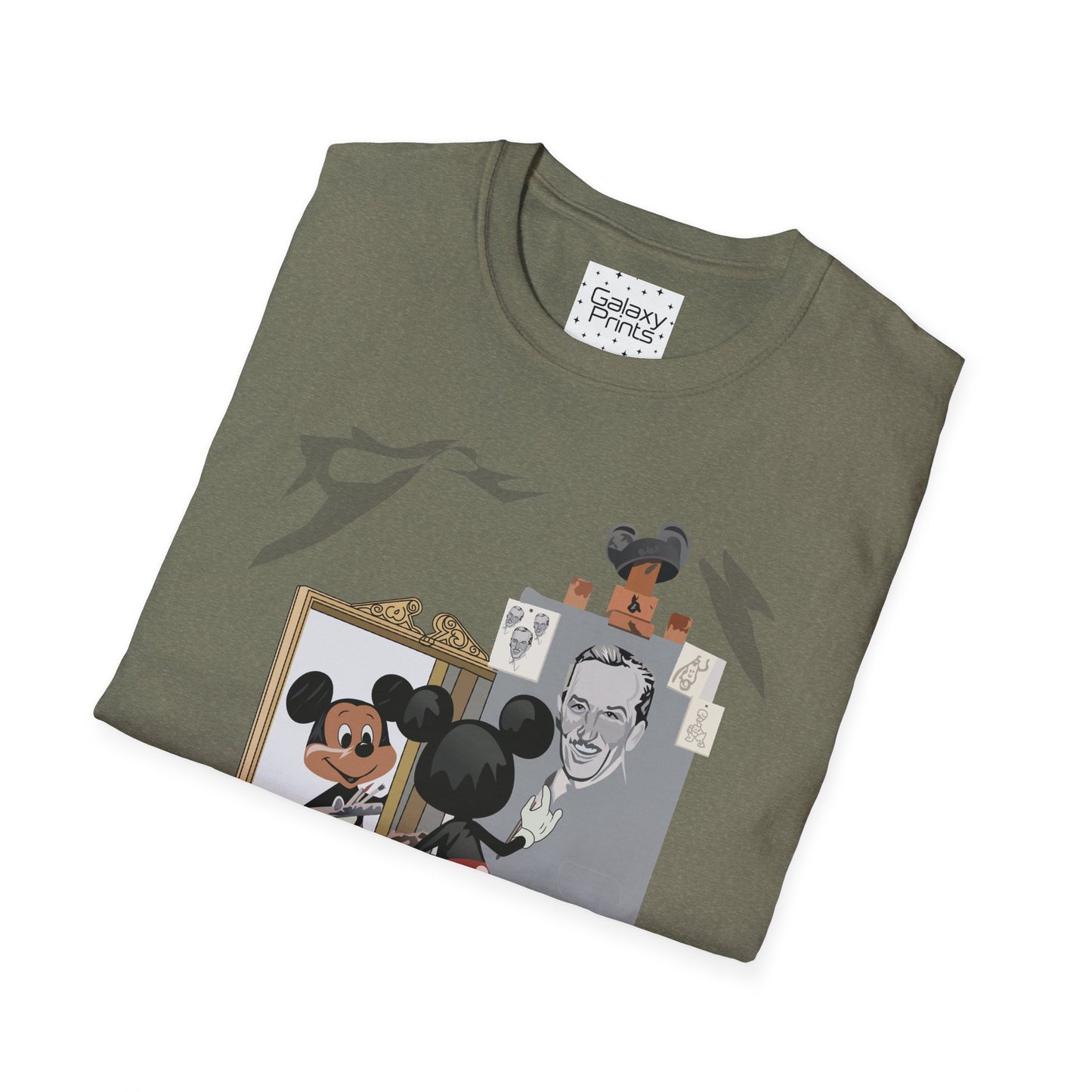 Unisex T-Shirt - DISNEY Inspired - 'Mickey Painting Walt'