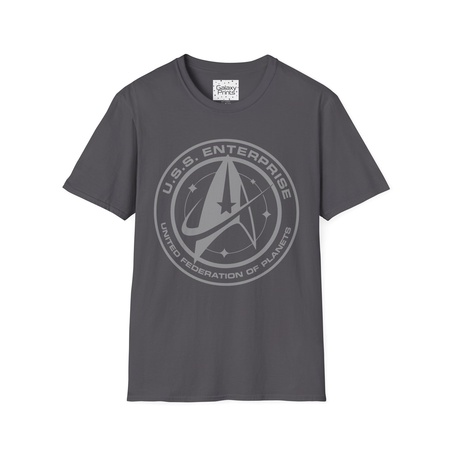 Unisex T-Shirt - POP Culture - 'From STAR TREK the TV & Movie HIT Franchises - U.S.S. Enterprise Flight Patch'