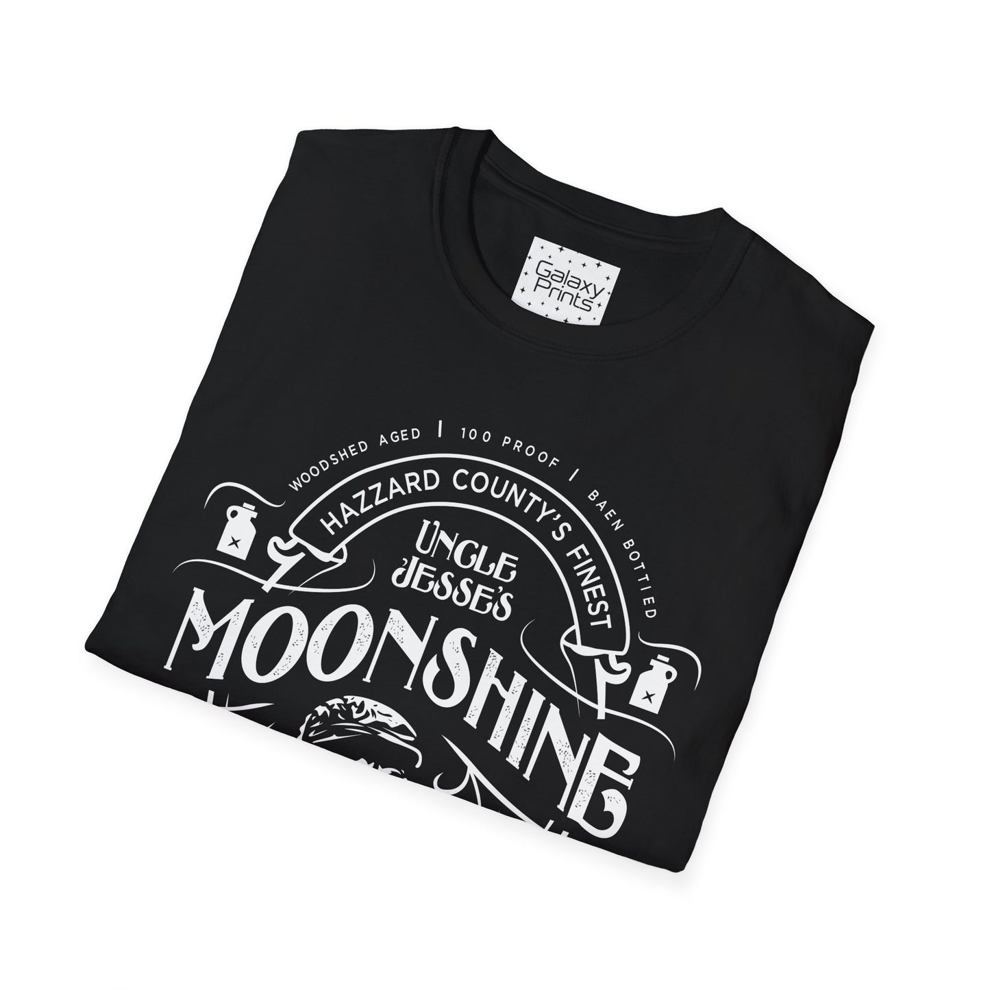 Unisex T-Shirt - POP Culture - 'From the Hit TV Show The Duke's of Hazzard - Uncle Jesse's Moonshine 1979'
