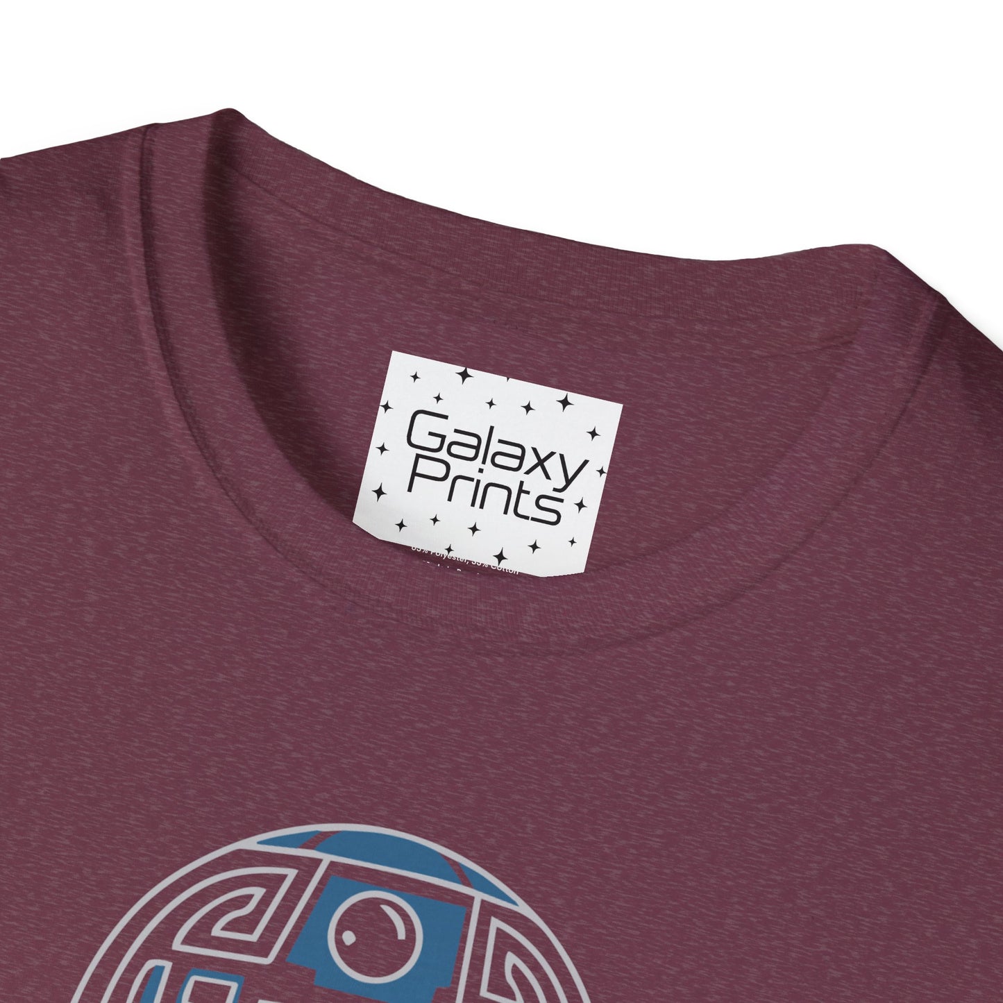 Star Wars Inspired Unisex T-Shirt - R2 D2 Digital Outline Framework Graphic Tee