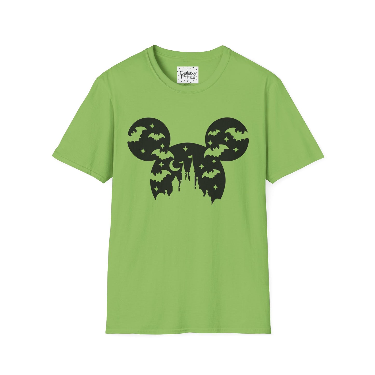 Unisex T-Shirt - DISNEY Inspired - 'Mickey Head with Castle for Halloween'