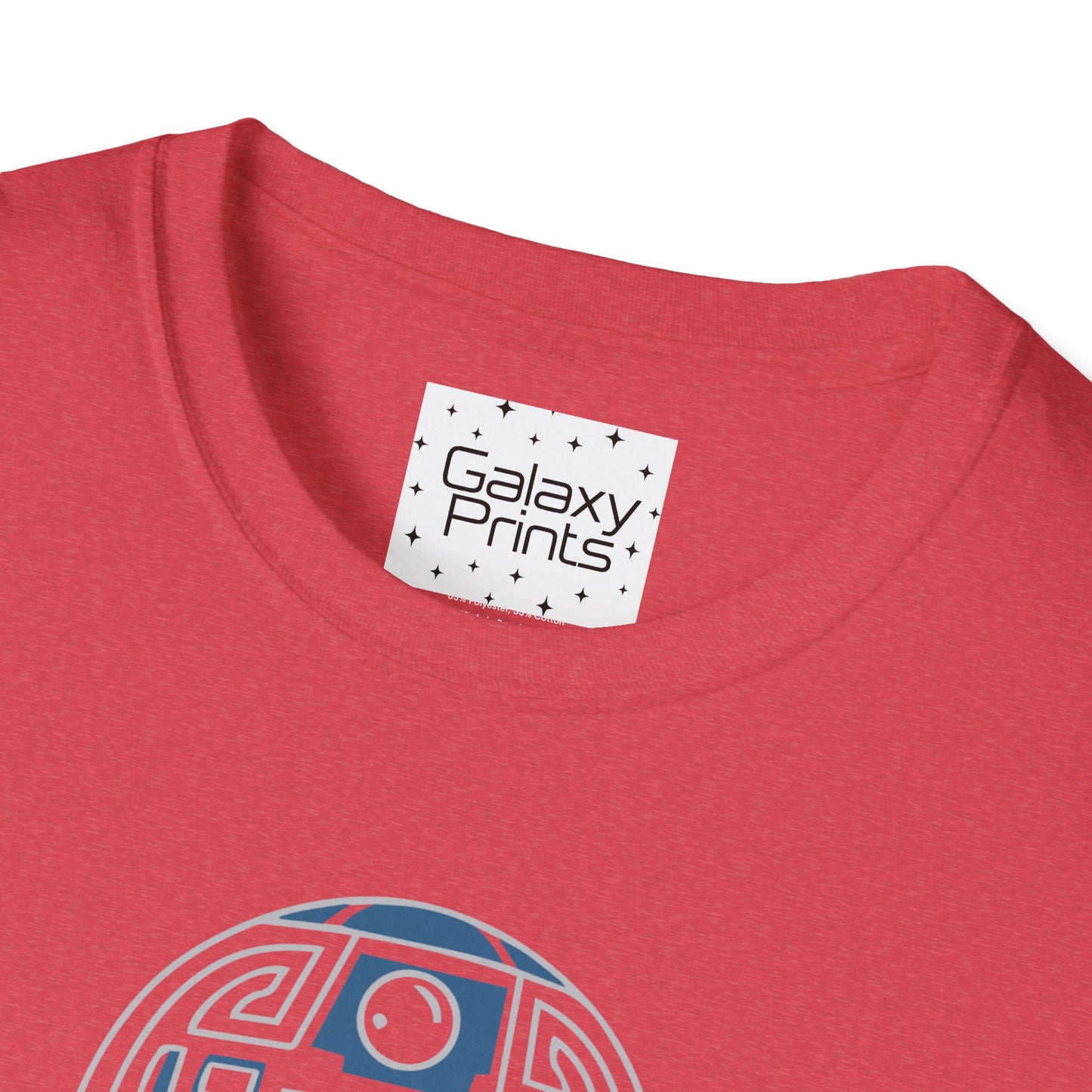 Star Wars Inspired Unisex T-Shirt - R2 D2 Digital Outline Framework Graphic Tee