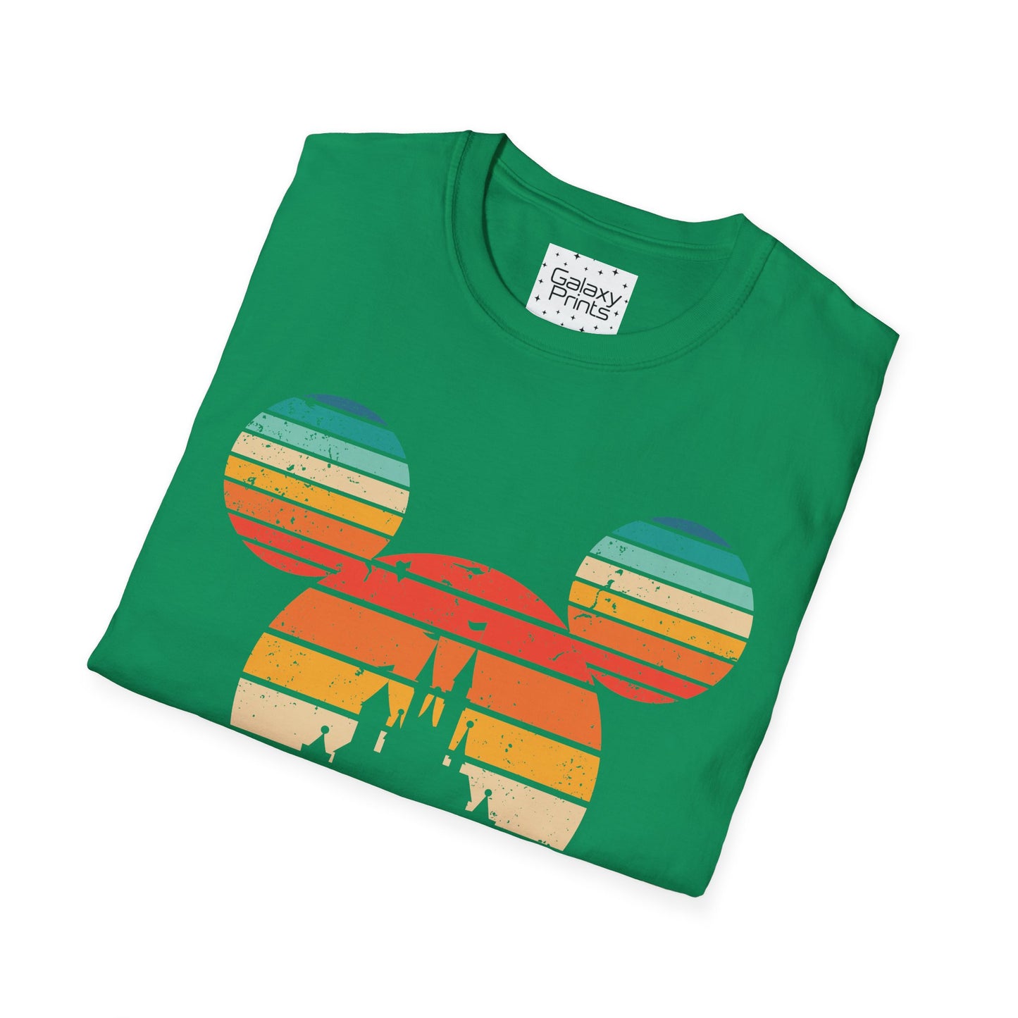 Unisex T-Shirt - DISNEY Inspired - 'Mickey Ears with Pastel Colors Distressed'