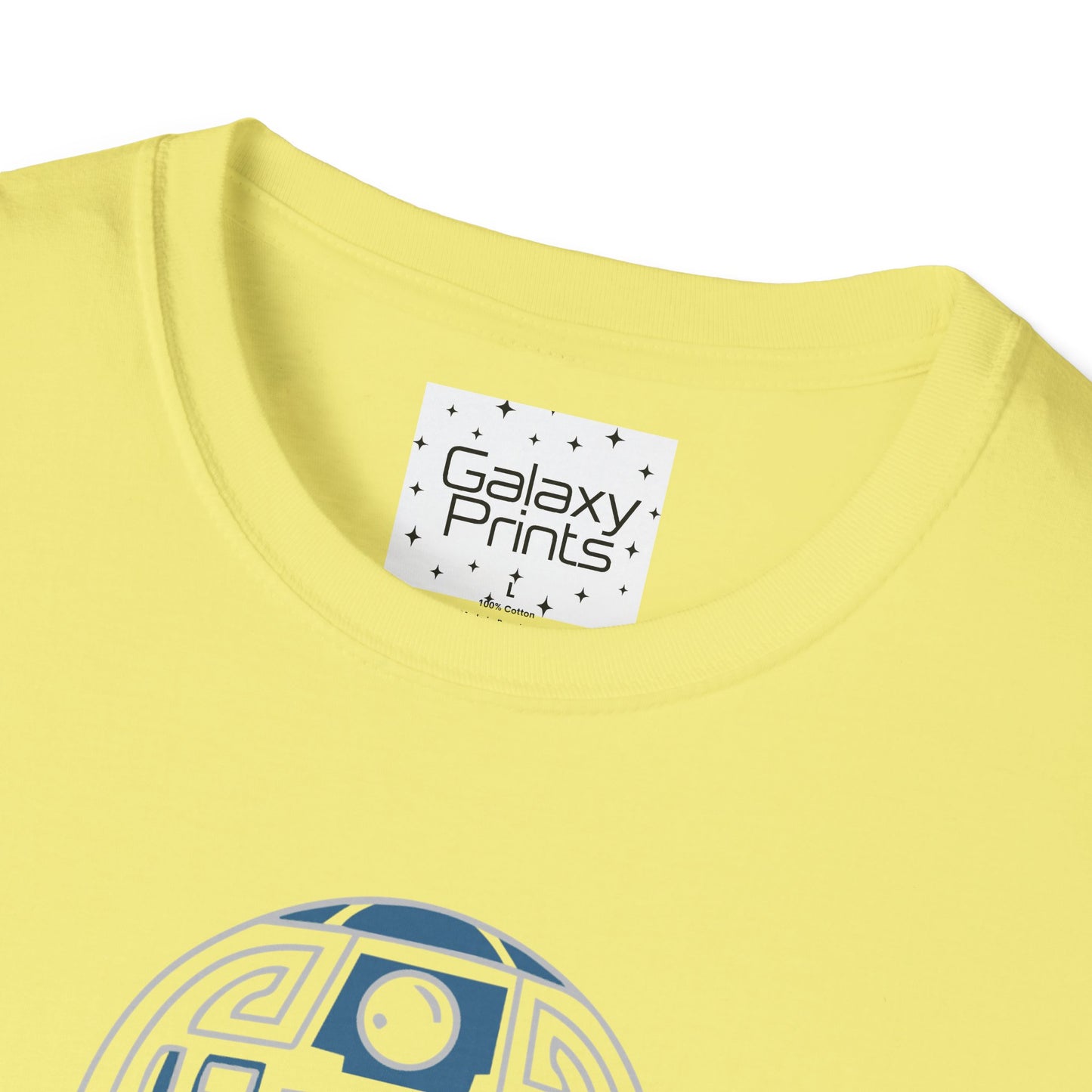 Star Wars Inspired Unisex T-Shirt - R2 D2 Digital Outline Framework Graphic Tee