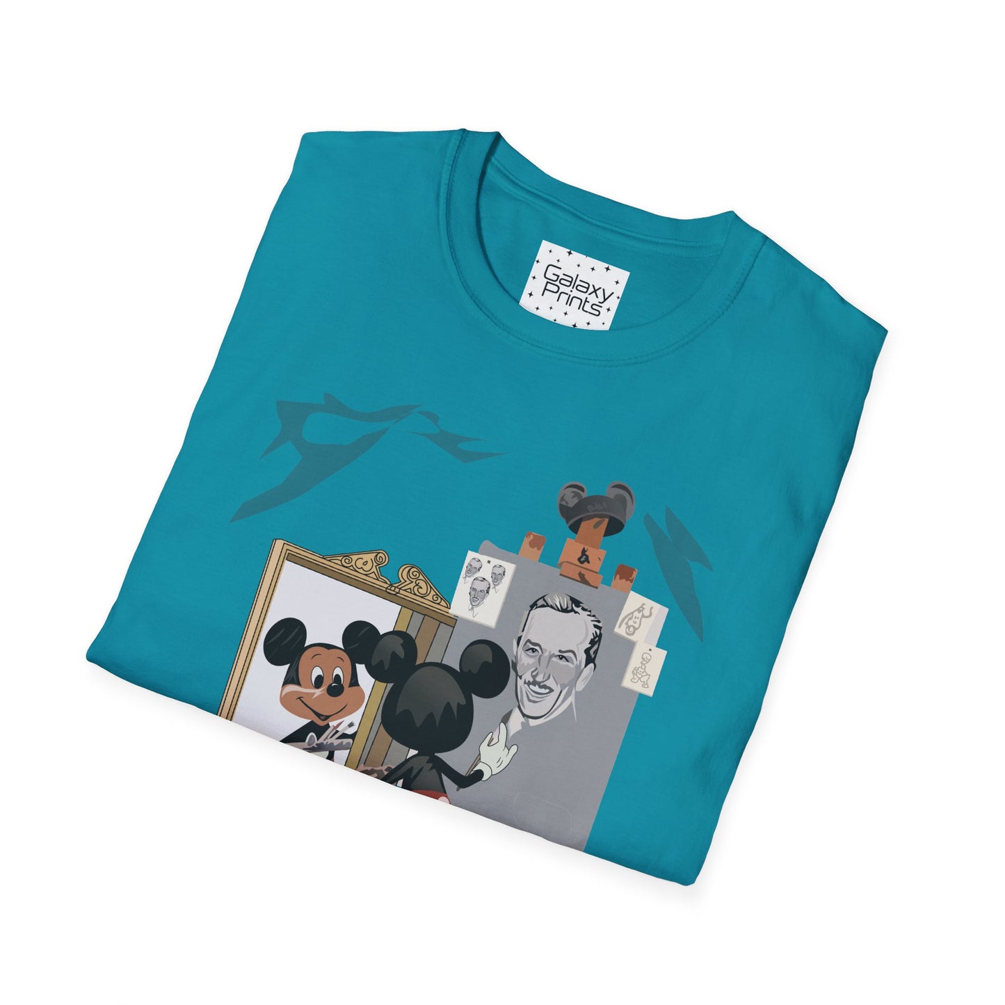 Unisex T-Shirt - DISNEY Inspired - 'Mickey Painting Walt'
