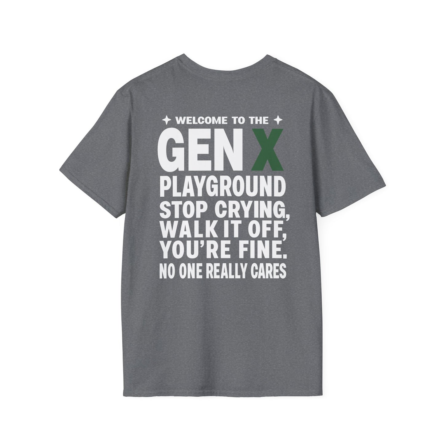GEN X Inspired Unisex T-Shirt - 'GEN X PLAYGROUND 1965-1980'