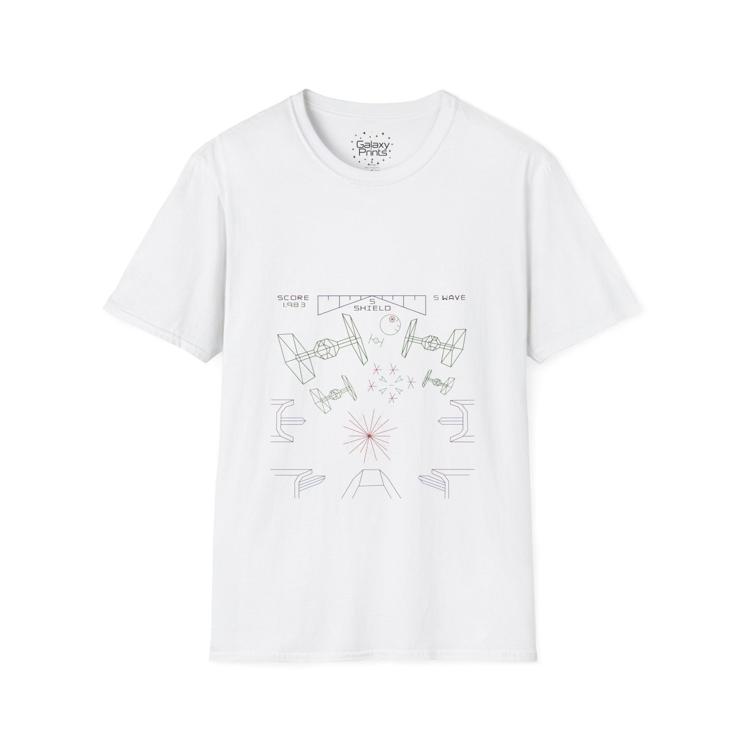 Star Wars Inspired Unisex T-Shirt - 'STAR WARS 1983 Arcade Video Game Screen Rendering' Graphic Tee