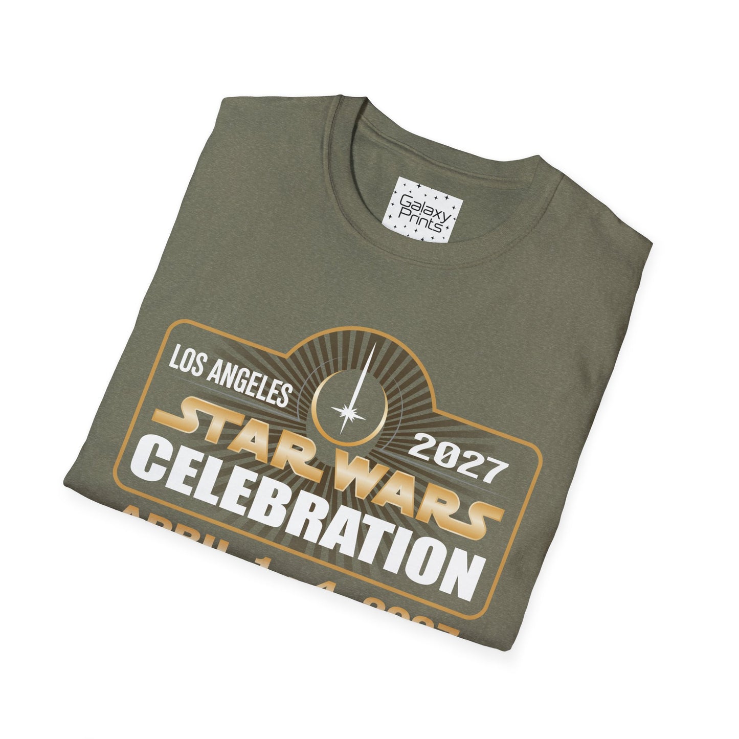 Star Wars Inspired T-Shirt - 'STAR WARS CELEBRATION April 1-4, 2027 in Los Angeles CA' Graphic Tee