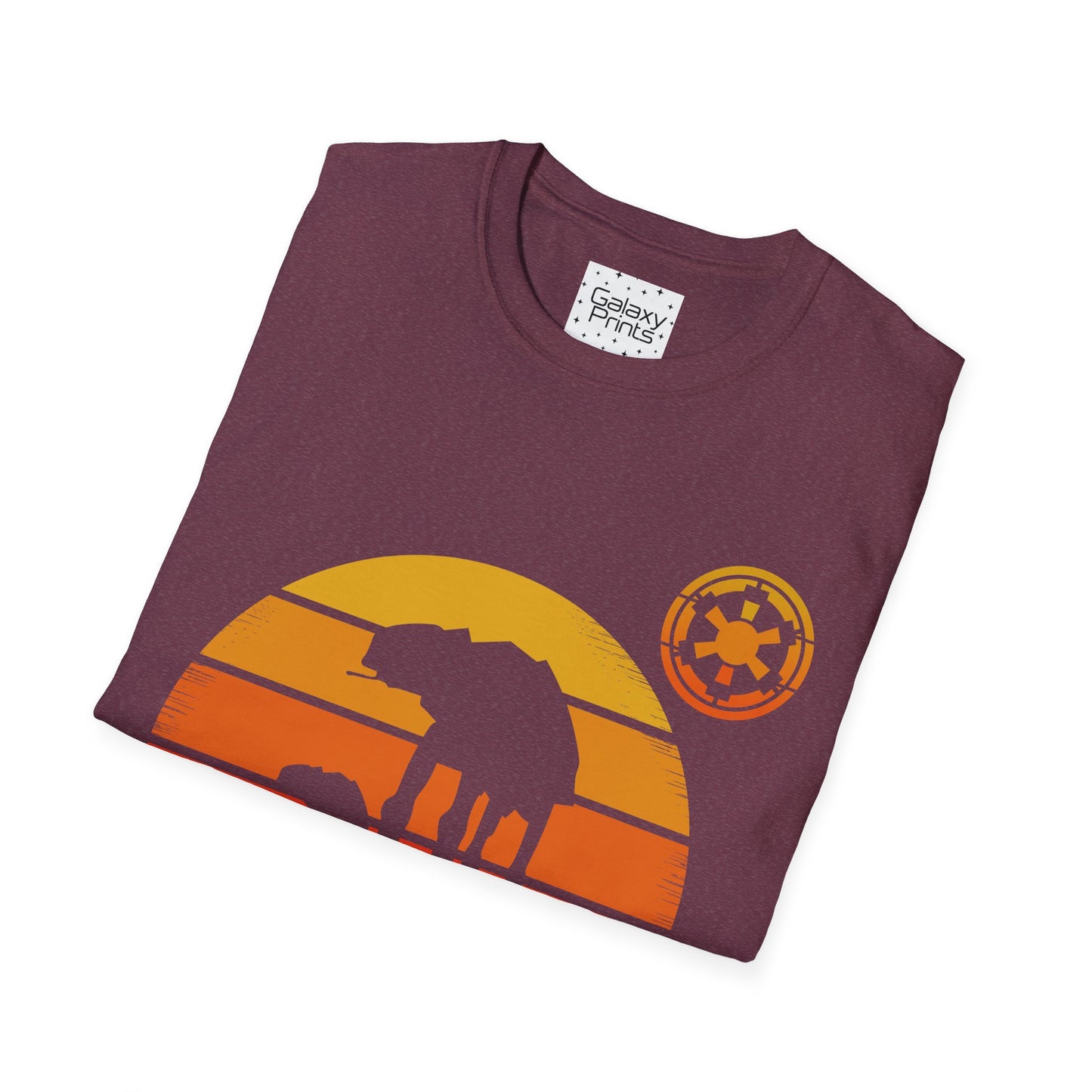 Star Wars Inspired Unisex T-Shirt - 'AT-AT Walker Sunset' Graphic Tee