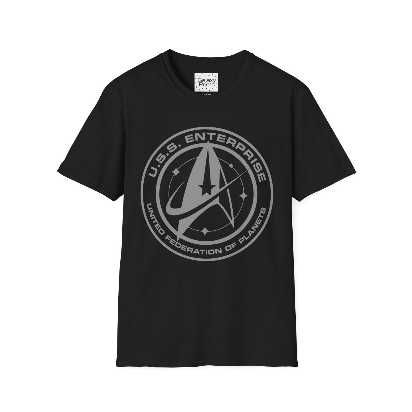 Unisex T-Shirt - POP Culture - 'From STAR TREK the TV & Movie HIT Franchises - U.S.S. Enterprise Flight Patch'