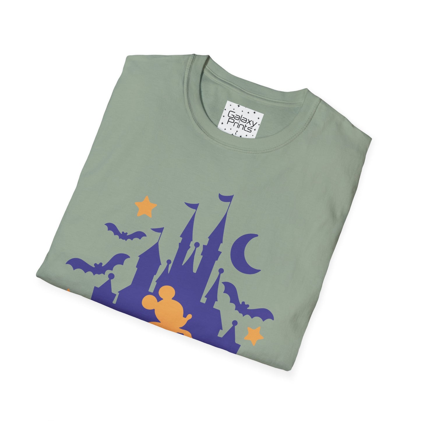 Unisex T-Shirt - DISNEY Inspired - 'Mickey gone trick or treating at the Castle in WDW'