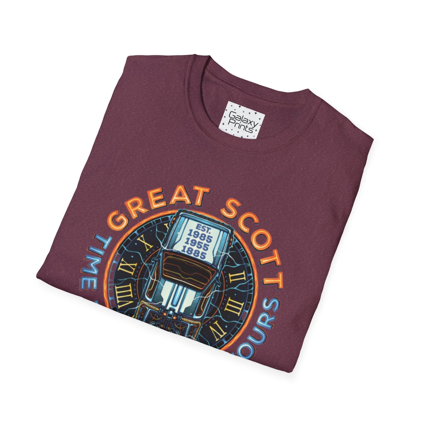 Back To The Future Inspired Unisex T-Shirt - 'Great Scott - Time Travel and Tours'