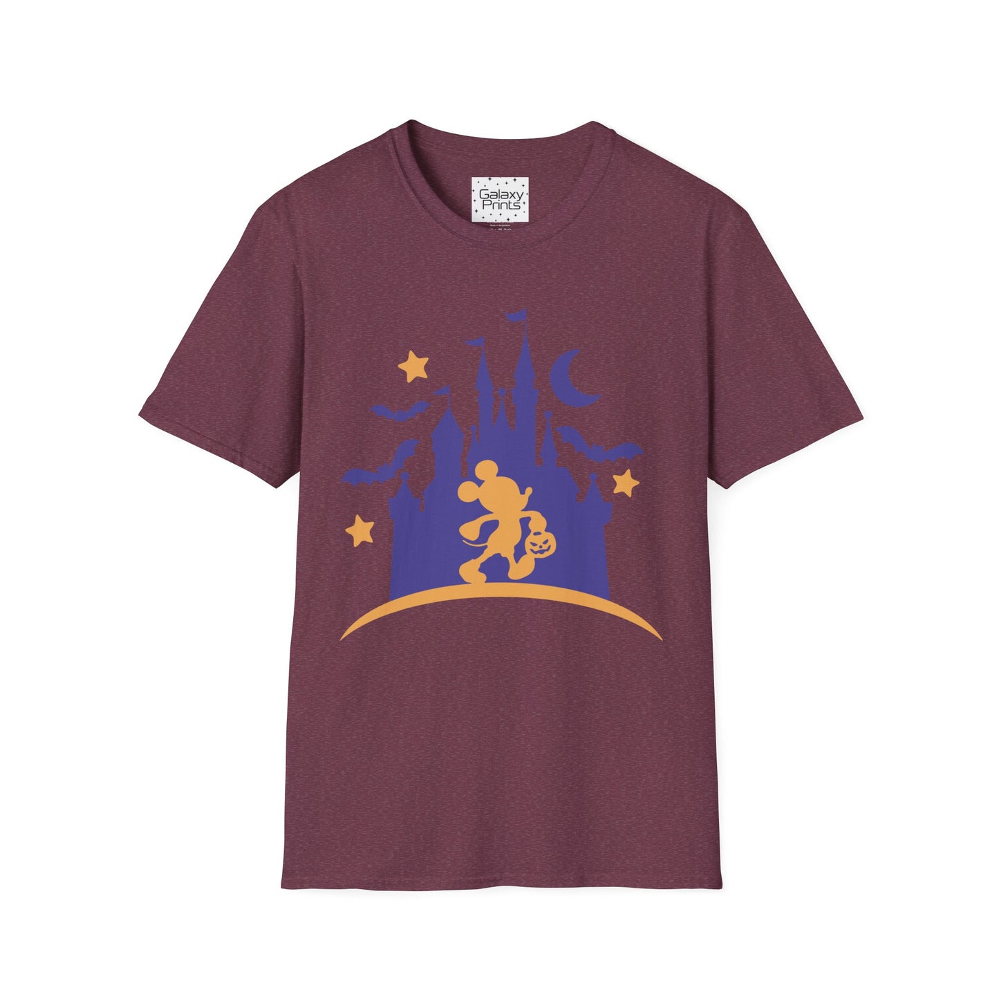 Unisex T-Shirt - DISNEY Inspired - 'Mickey gone trick or treating at the Castle in WDW'