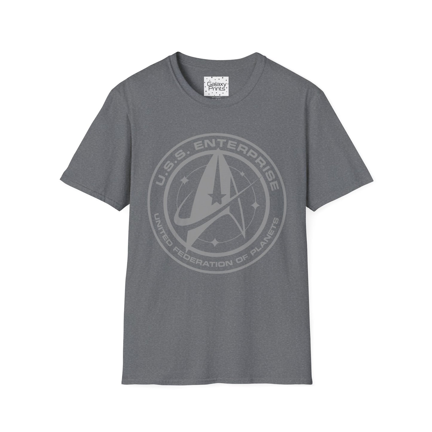 Unisex T-Shirt - POP Culture - 'From STAR TREK the TV & Movie HIT Franchises - U.S.S. Enterprise Flight Patch'