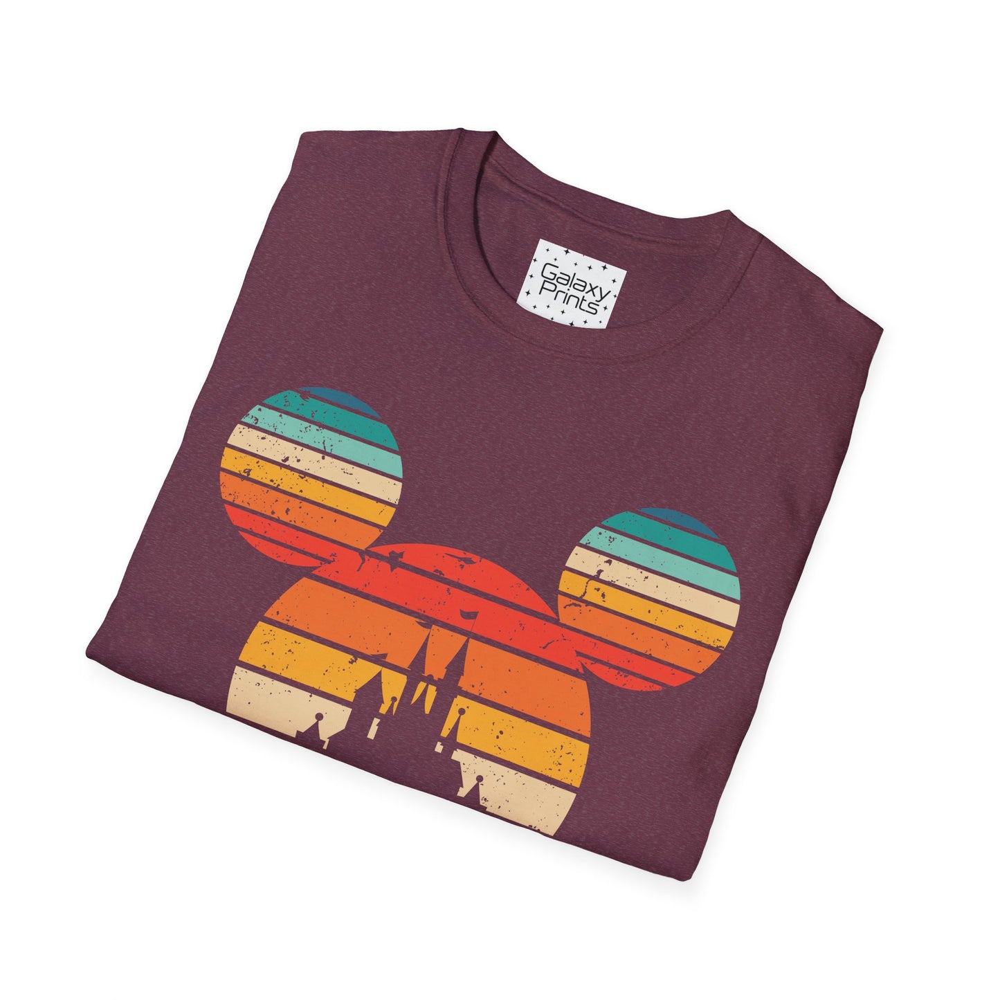 Unisex T-Shirt - DISNEY Inspired - 'Mickey Ears with Pastel Colors Distressed'