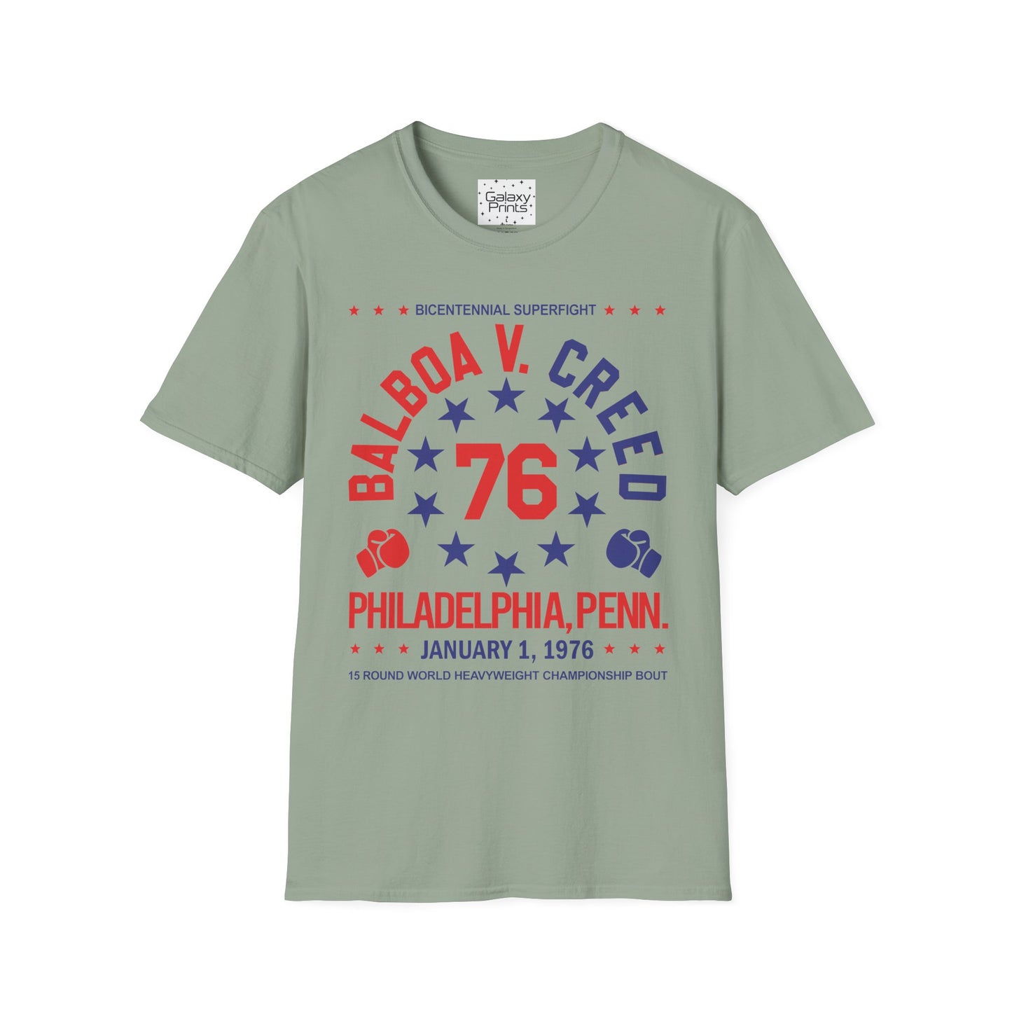 Unisex T-Shirt - POP Culture - 'From the HIT Movie ROCKY - Balboa vs. Creed 1976'