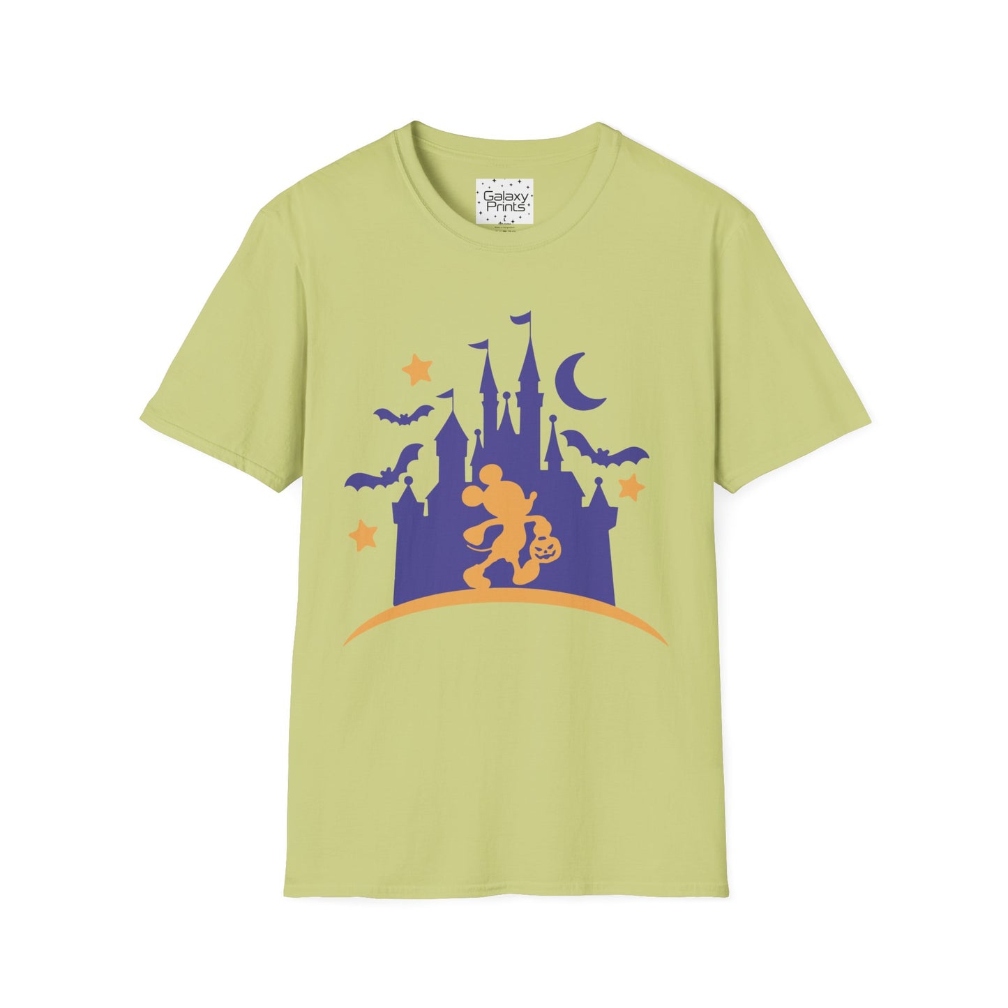Unisex T-Shirt - DISNEY Inspired - 'Mickey gone trick or treating at the Castle in WDW'