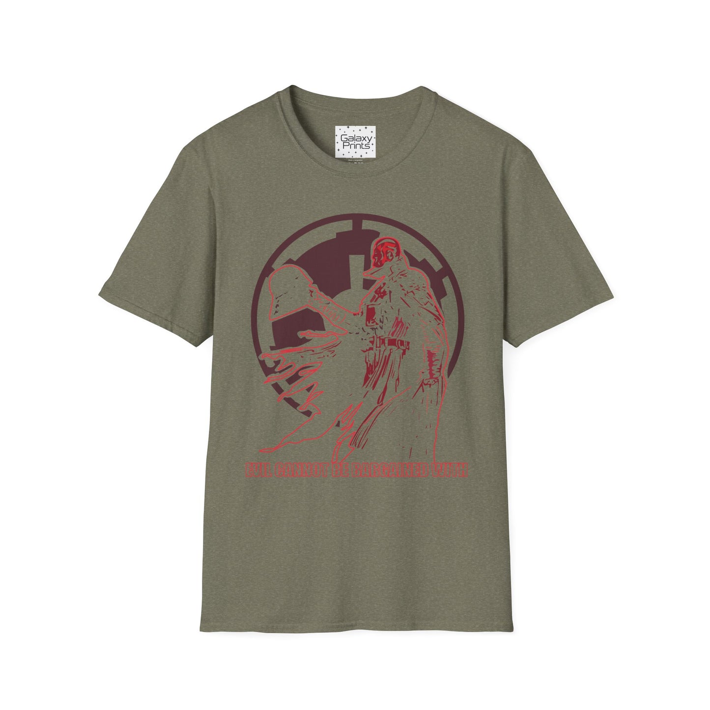 Star Wars Inspired Unisex T-Shirt - 'Vader's Evil Can Not Be Bargained With' Graphic Tee