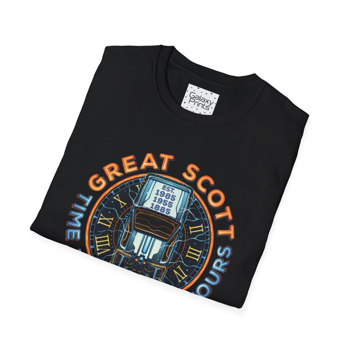 Back To The Future Inspired Unisex T-Shirt - 'Great Scott - Time Travel and Tours'