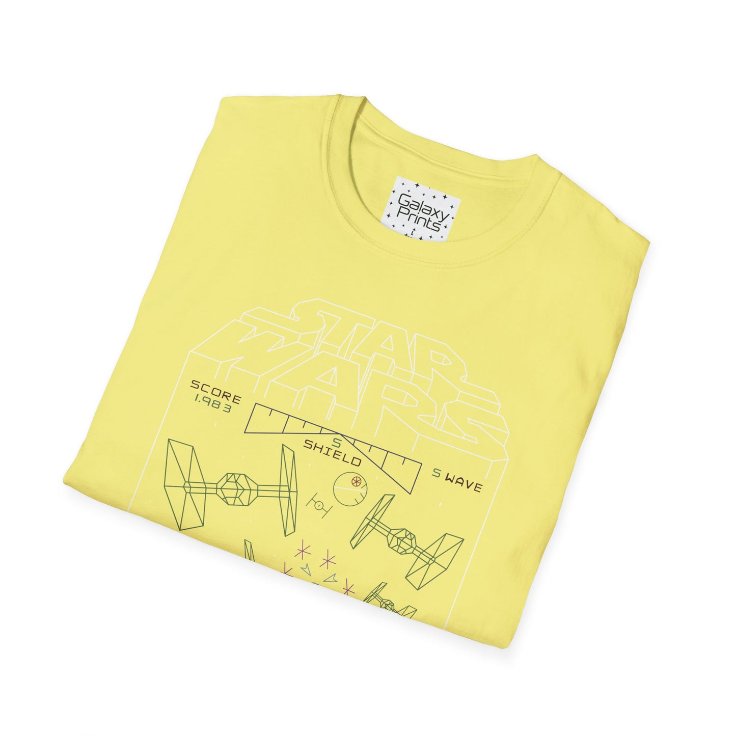 Star Wars Inspired Unisex T-Shirt - 'STAR WARS 1983 Arcade Video Game Screen Rendering' Graphic Tee