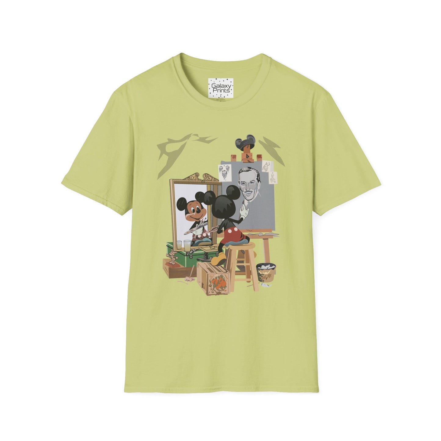 Unisex T-Shirt - DISNEY Inspired - 'Mickey Painting Walt'