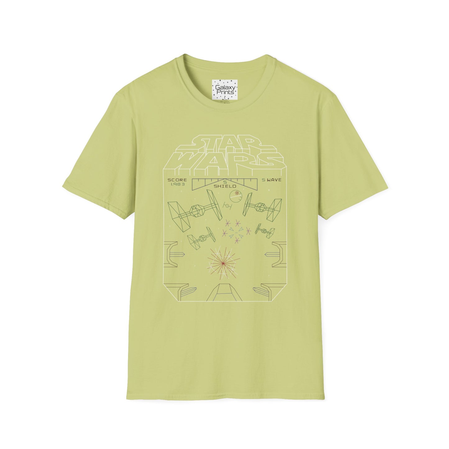 Star Wars Inspired Unisex T-Shirt - 'STAR WARS 1983 Arcade Video Game Screen Rendering' Graphic Tee