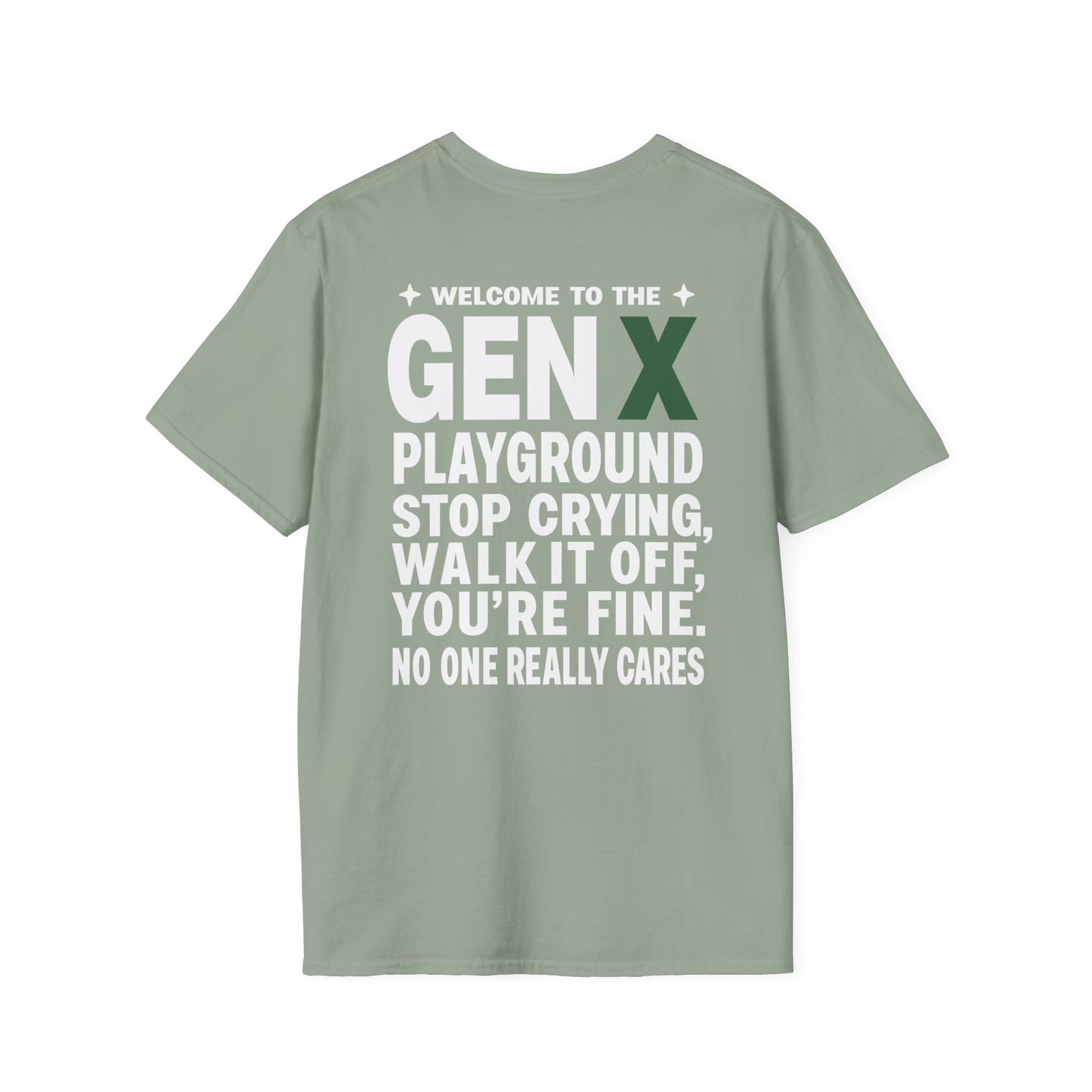 GEN X Inspired Unisex T-Shirt - 'GEN X PLAYGROUND 1965-1980'