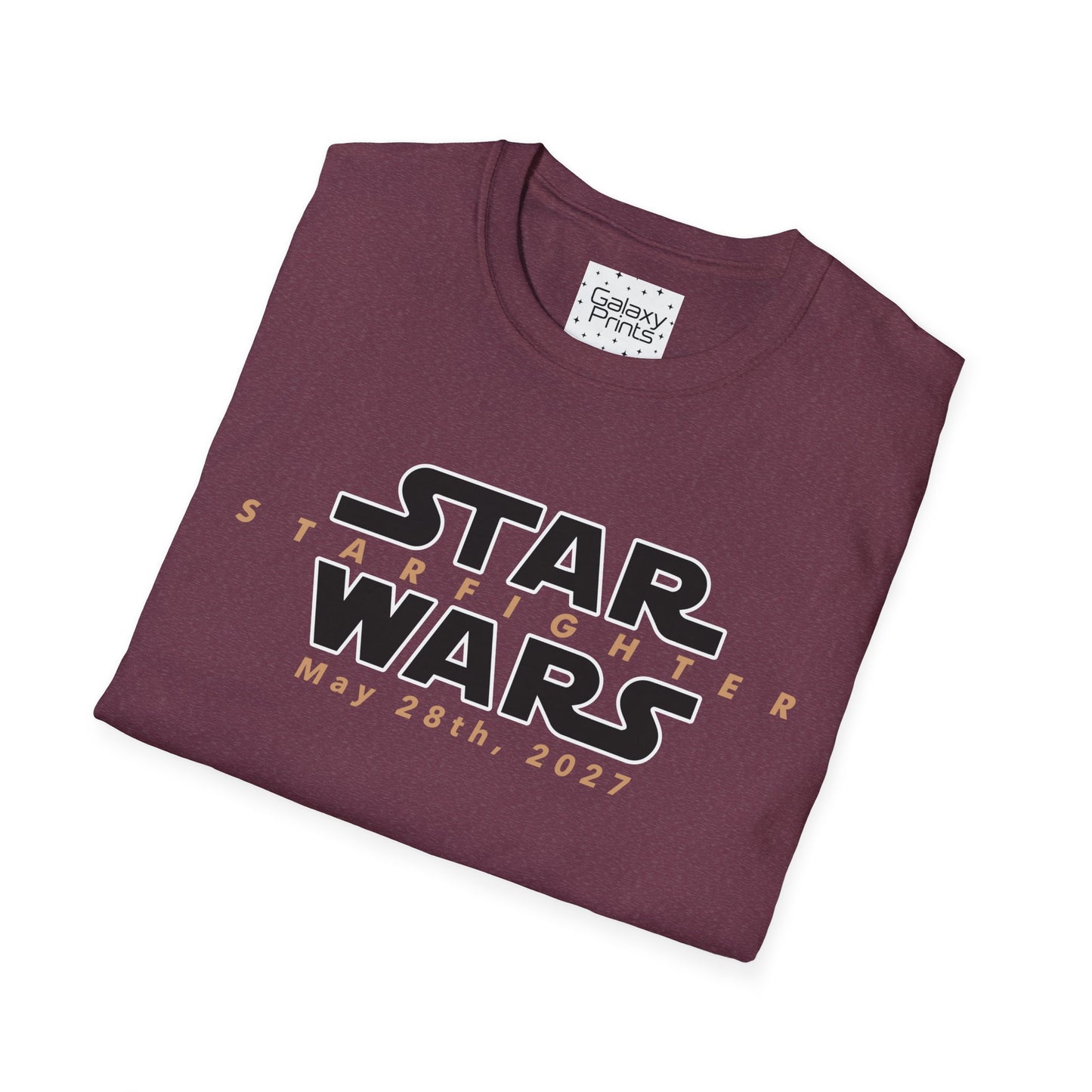 Inspired by Star Wars Starfighter Unisex T-Shirt - Movie Coming Out May 28th, 2027 (w/ movie release date)