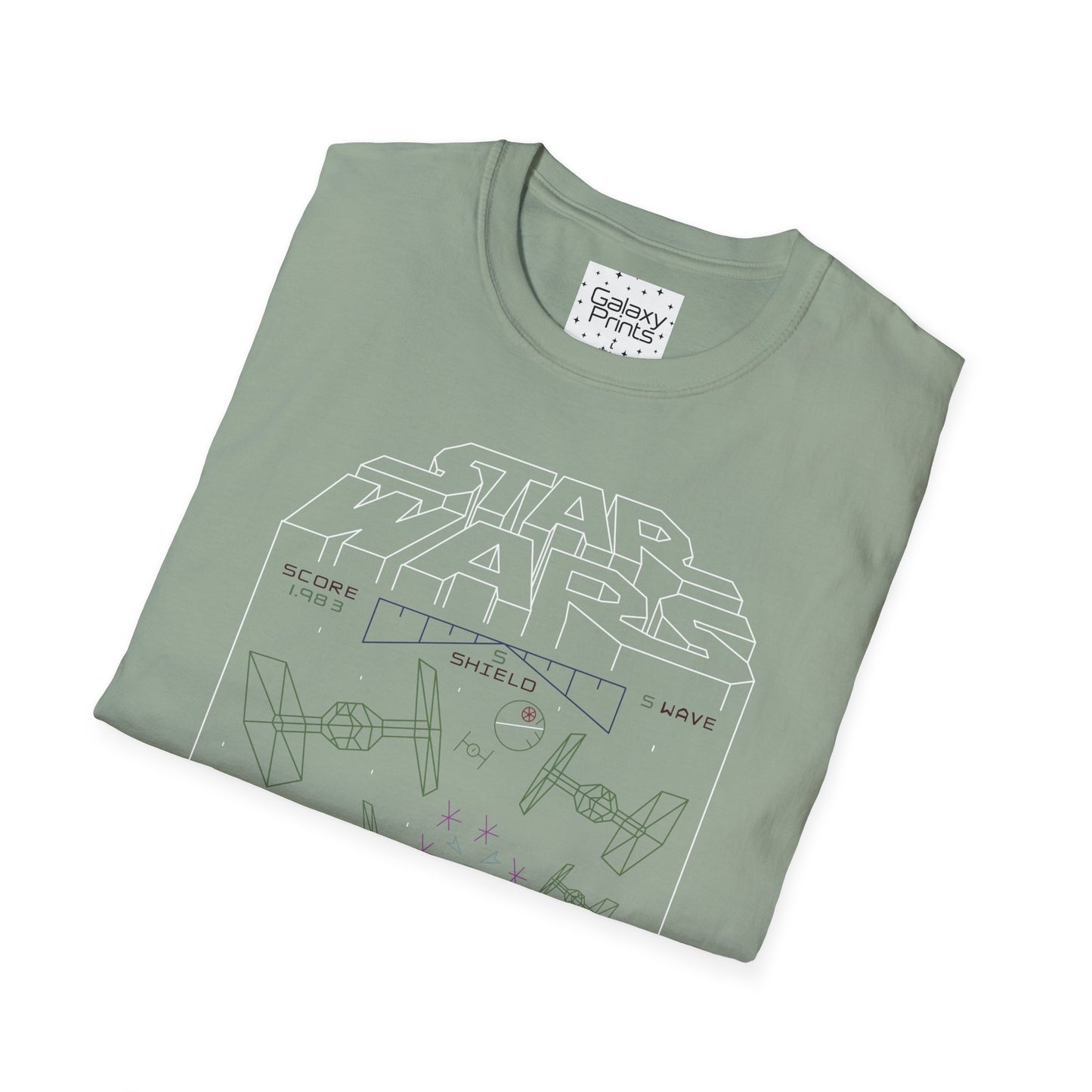 Star Wars Inspired Unisex T-Shirt - 'STAR WARS 1983 Arcade Video Game Screen Rendering' Graphic Tee