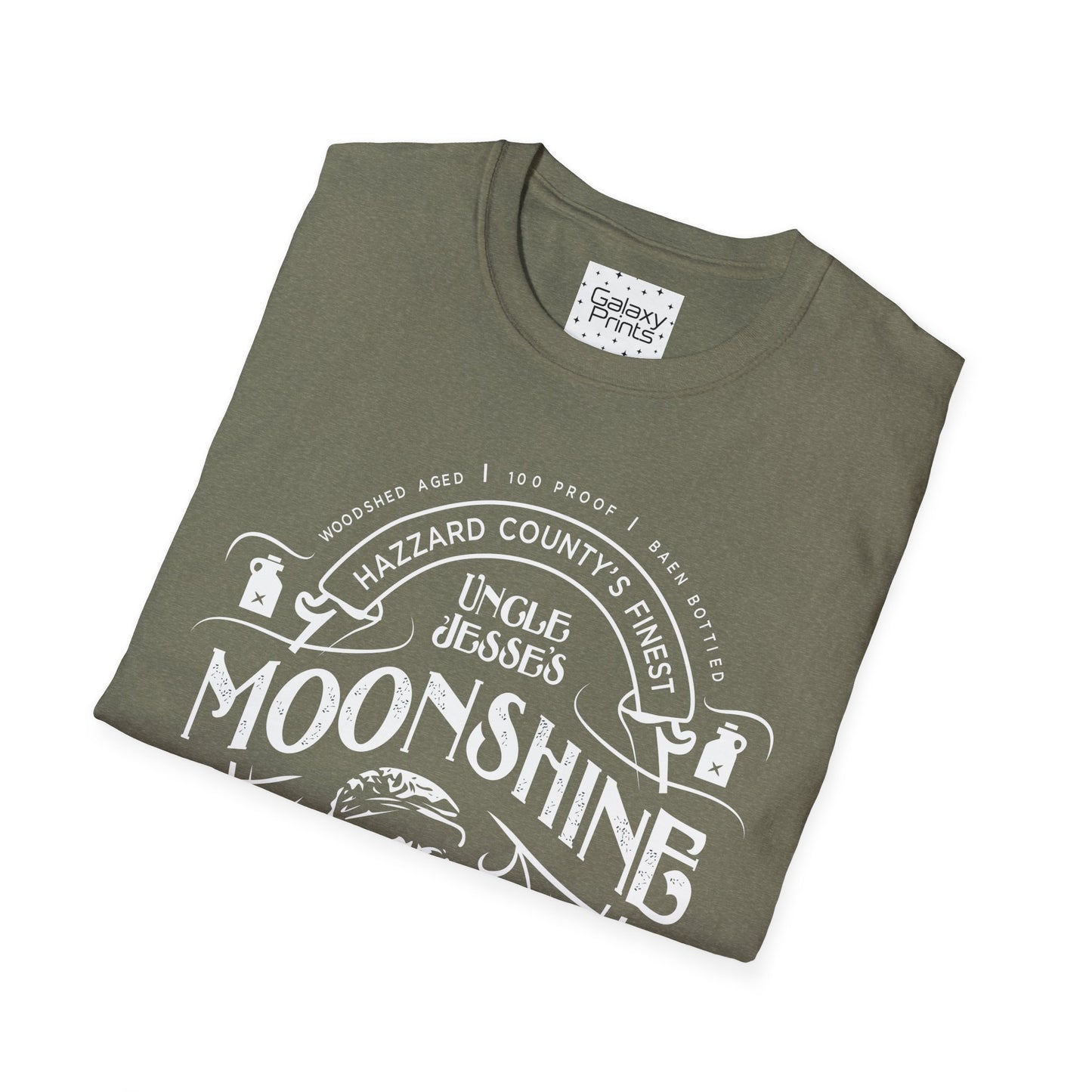 Unisex T-Shirt - POP Culture - 'From the Hit TV Show The Duke's of Hazzard - Uncle Jesse's Moonshine 1979'