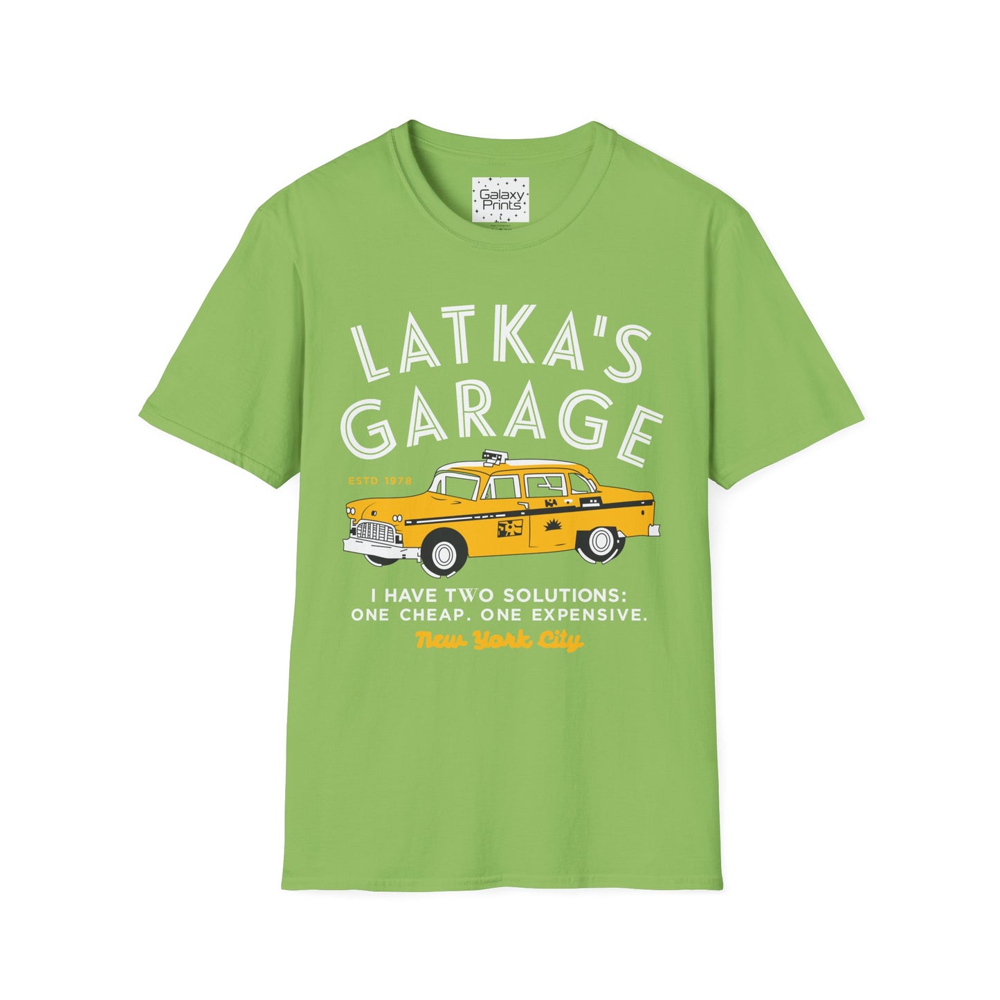 Unisex T-Shirt - POP Culture - 'From the Hit TV Show TAXI - Latka's Garage NY City'