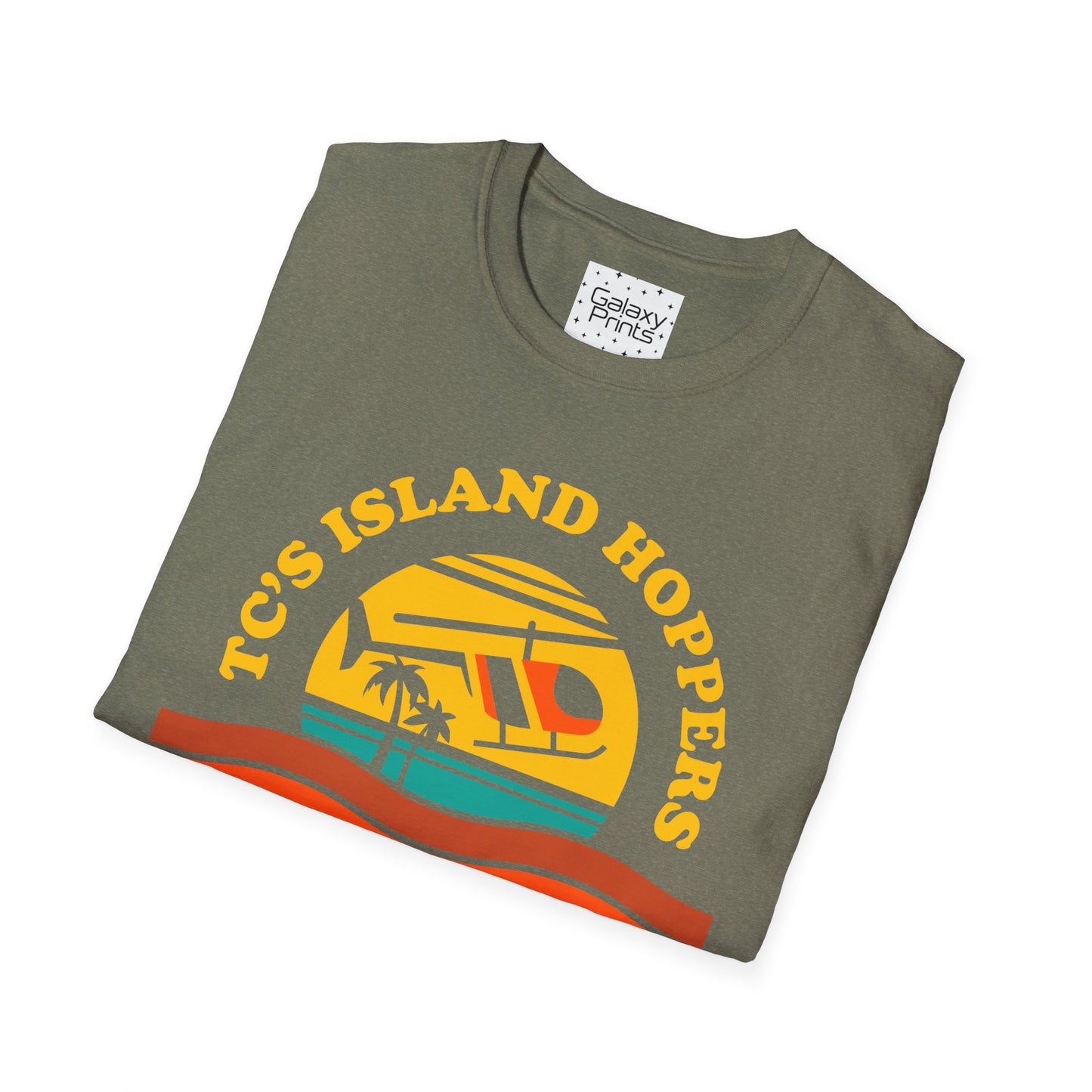 Unisex T-Shirt - POP Culture - 'From the HIT TV Show Magnum PI - TC's Helicopter Charterers & Rides'