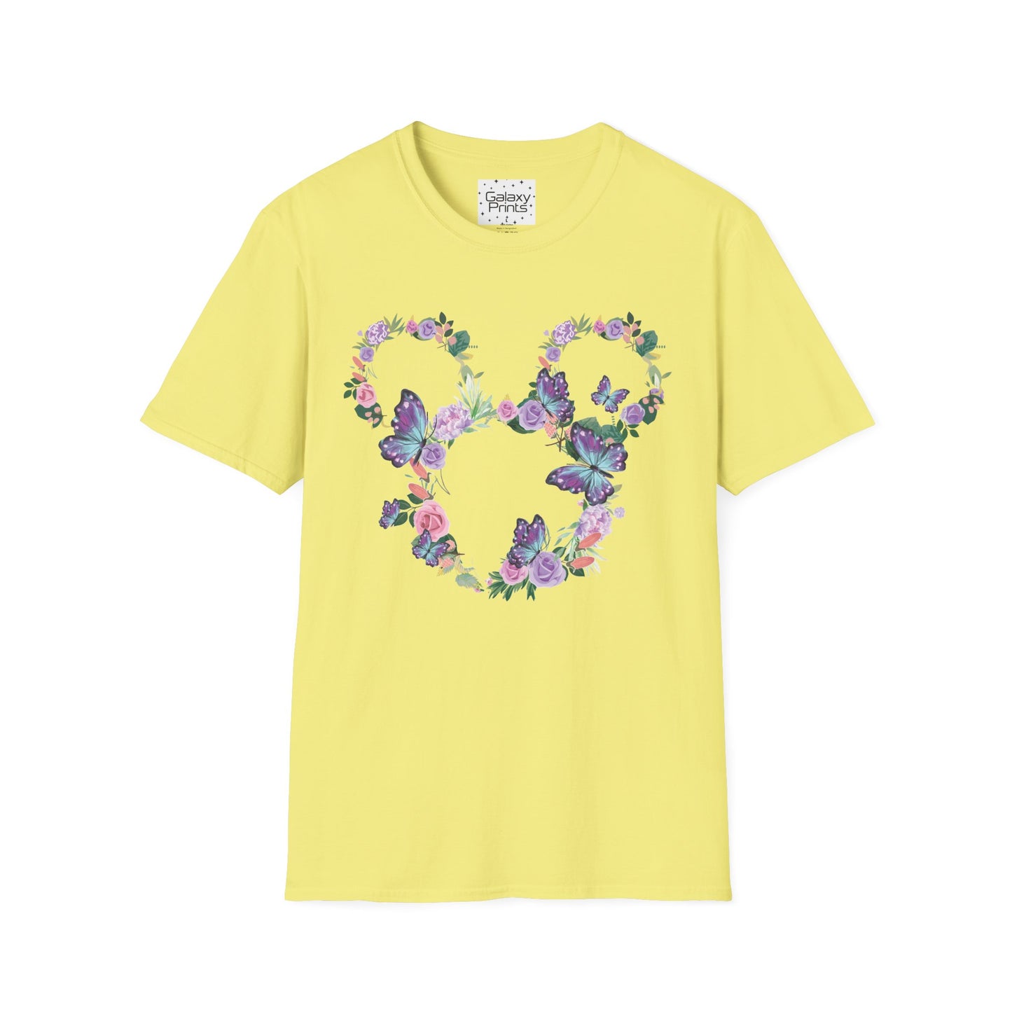 Unisex T-Shirt - DISNEY Inspired - 'Mickey Ears made of Flowers'