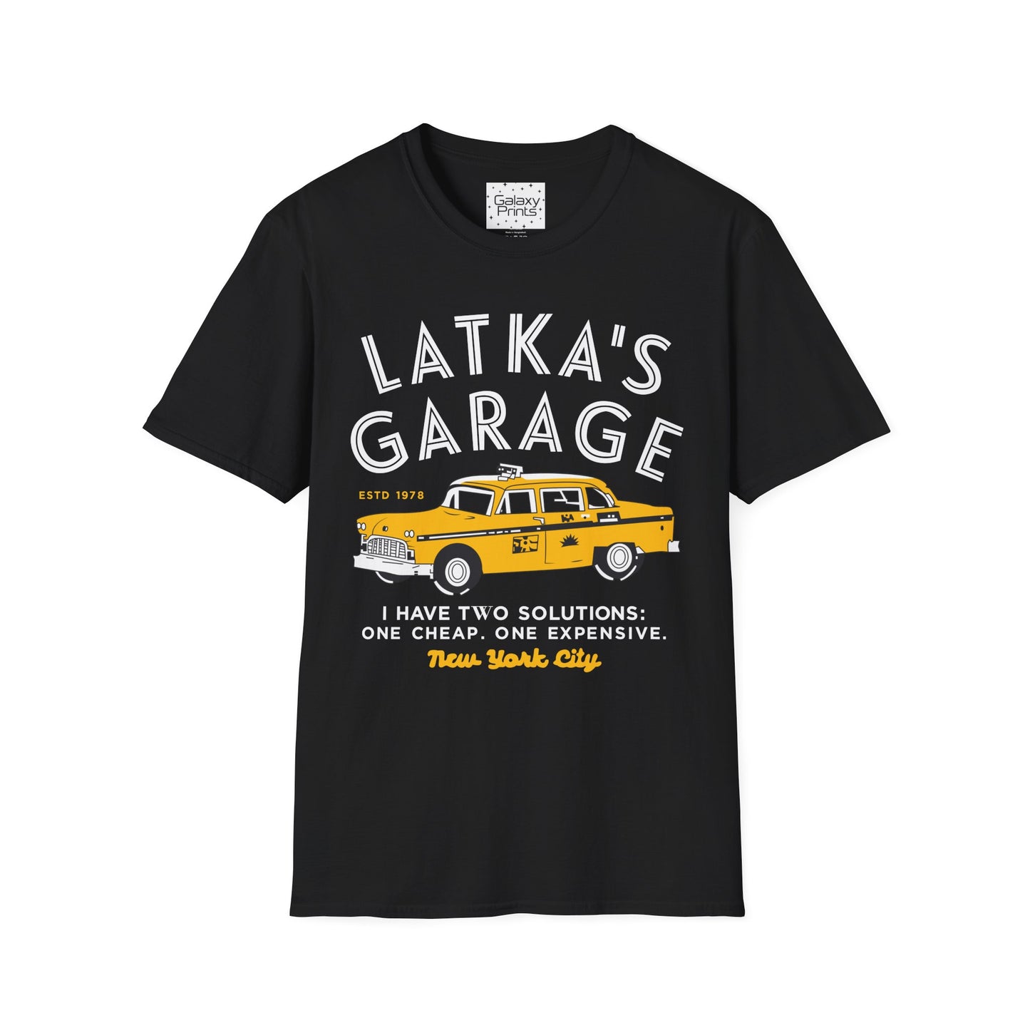 Unisex T-Shirt - POP Culture - 'From the Hit TV Show TAXI - Latka's Garage NY City'