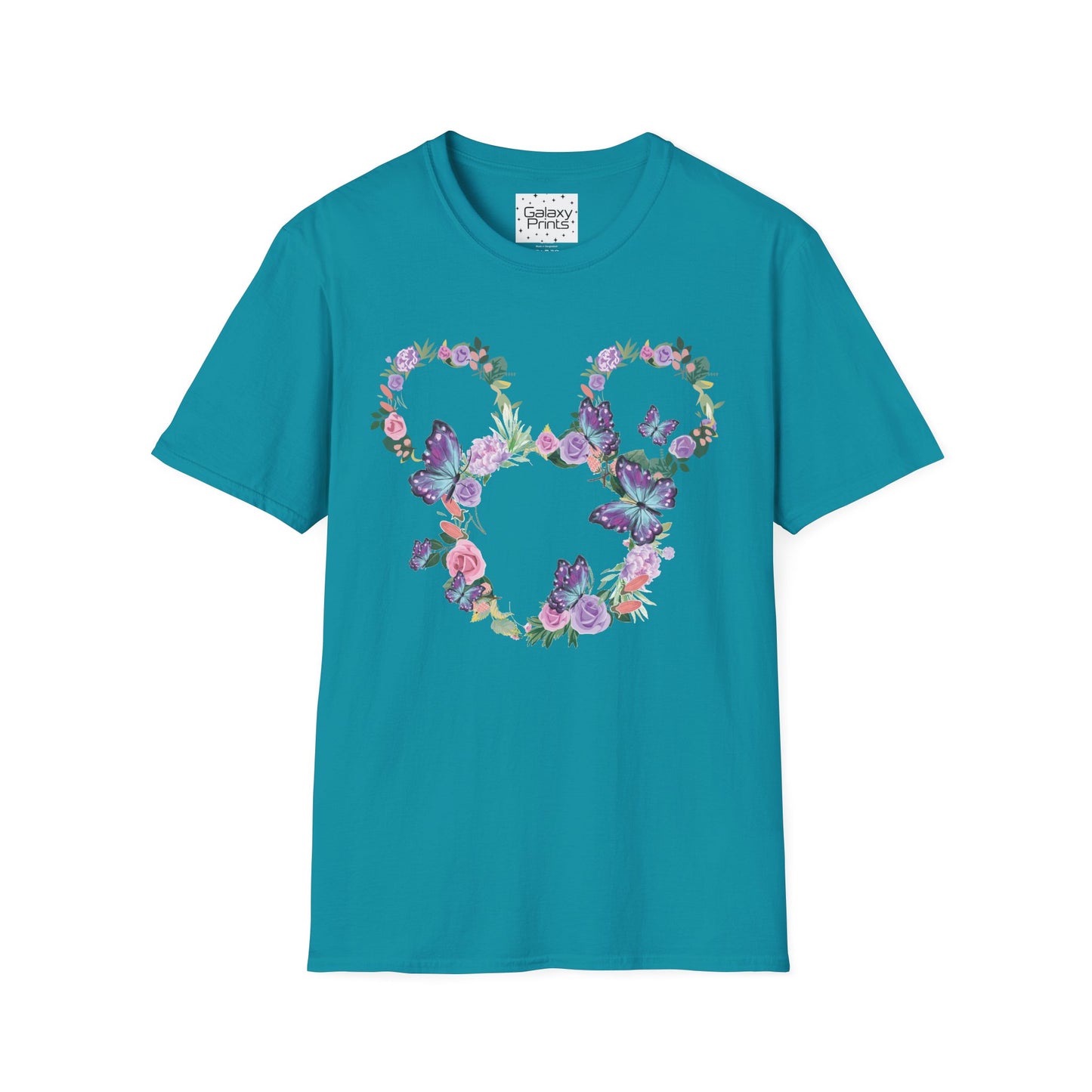Unisex T-Shirt - DISNEY Inspired - 'Mickey Ears made of Flowers'