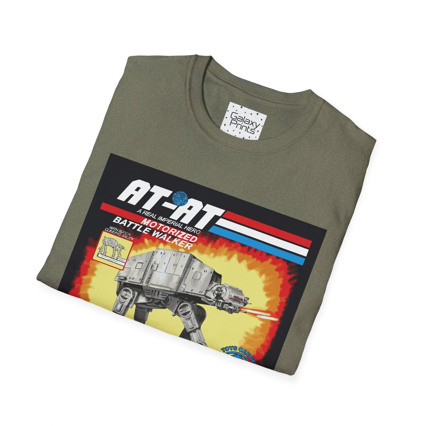 Star Wars AT-AT Walker Toy Box Retro Graphic Unisex Softstyle T-Shirt