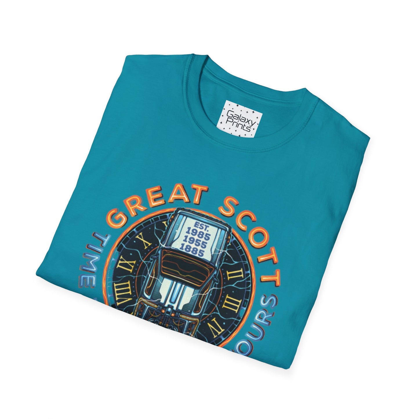 Back To The Future Inspired Unisex T-Shirt - 'Great Scott - Time Travel and Tours'