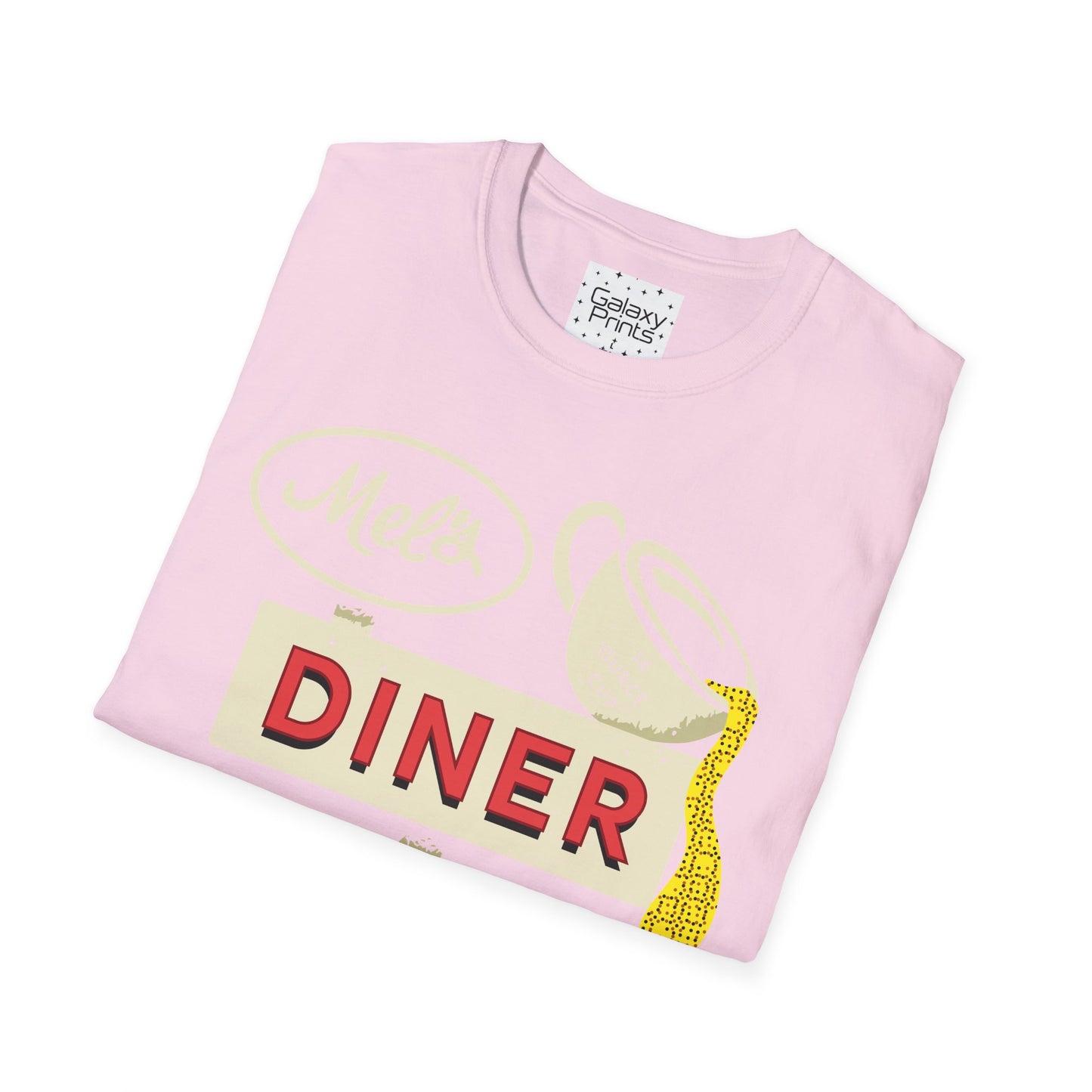 Unisex T-Shirt - POP Culture - 'Mel's Diner Phoenix, AX from the Sitcom Alice - Kiss my grits Mel'