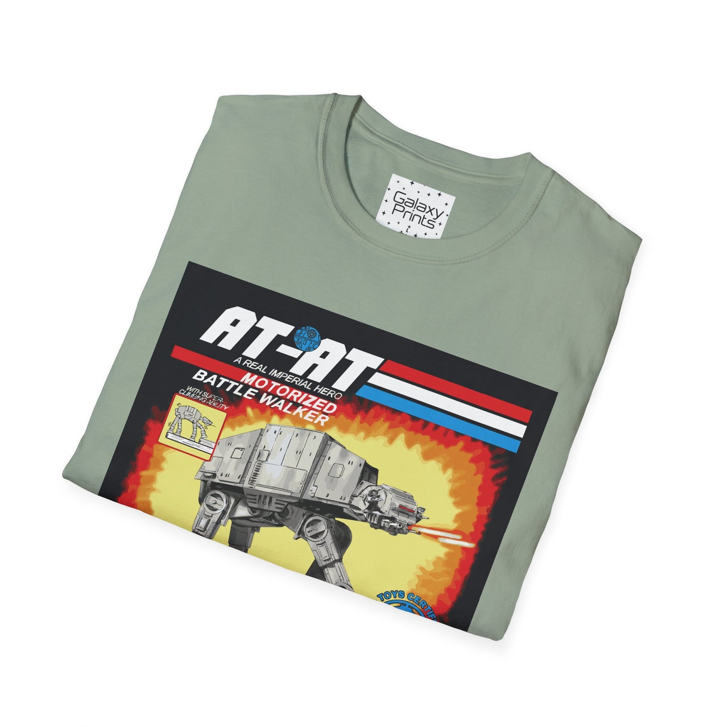 Star Wars AT-AT Walker Toy Box Retro Graphic Unisex Softstyle T-Shirt