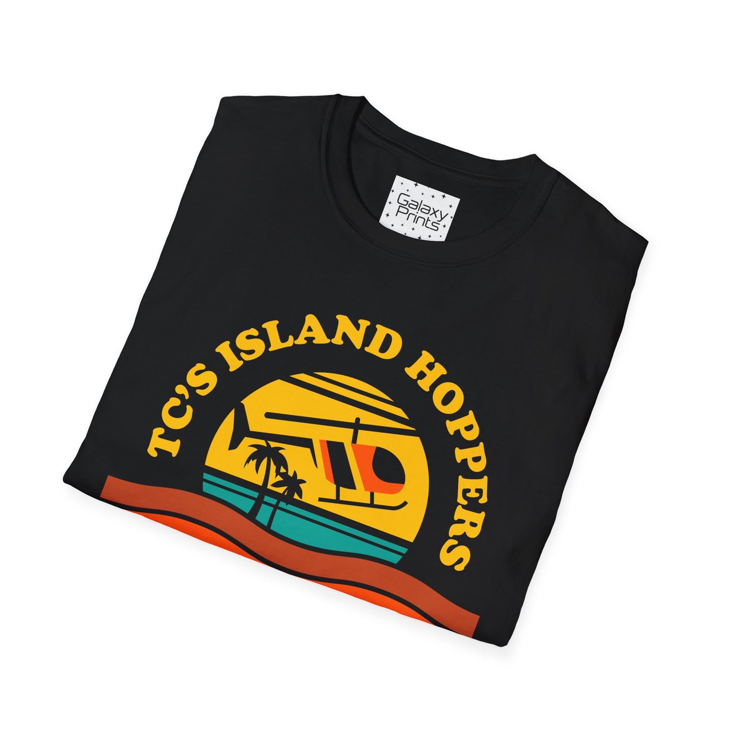 Unisex T-Shirt - POP Culture - 'From the HIT TV Show Magnum PI - TC's Helicopter Charterers & Rides'