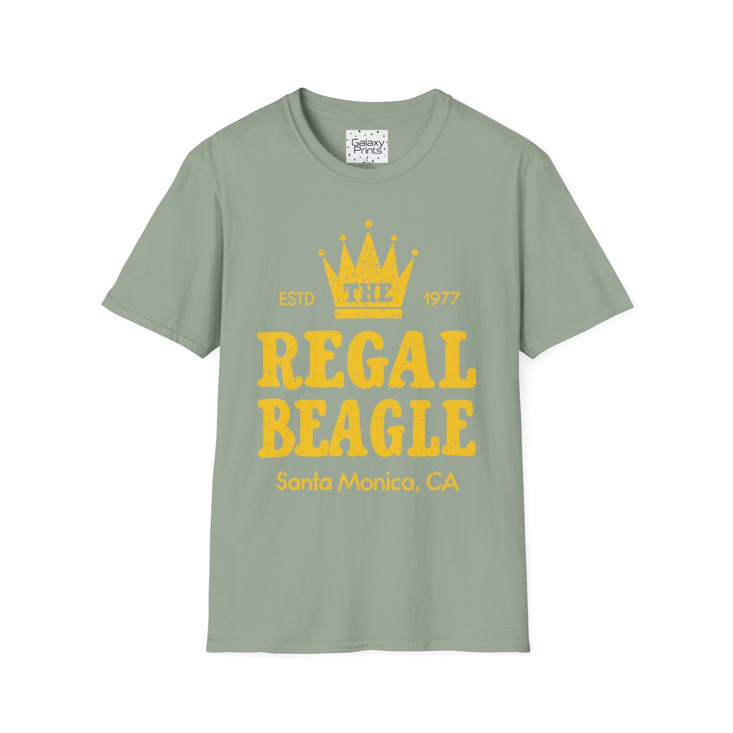 Unisex T-Shirt - POP Culture - 'The Regal Beagle Bar - From the Hit 1977 Sitcom Three's Company - Jack Janet Chrissy'