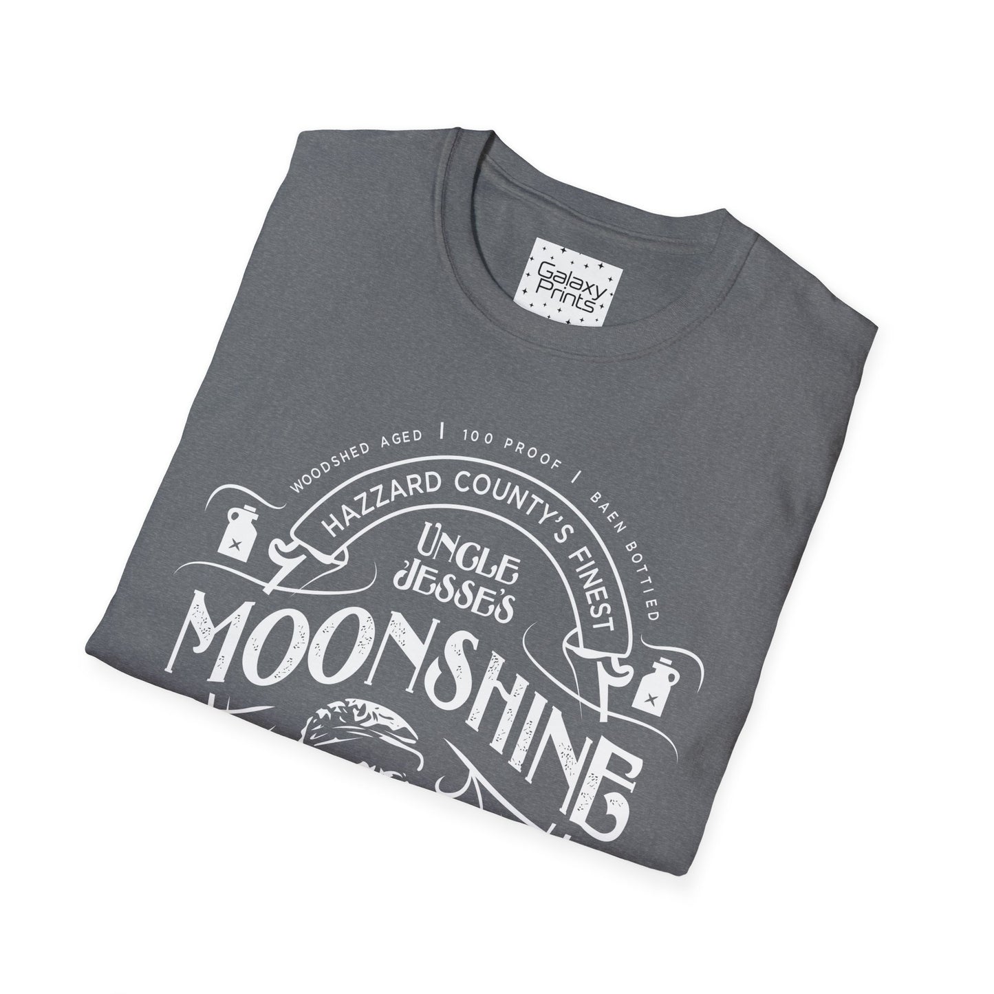 Unisex T-Shirt - POP Culture - 'From the Hit TV Show The Duke's of Hazzard - Uncle Jesse's Moonshine 1979'