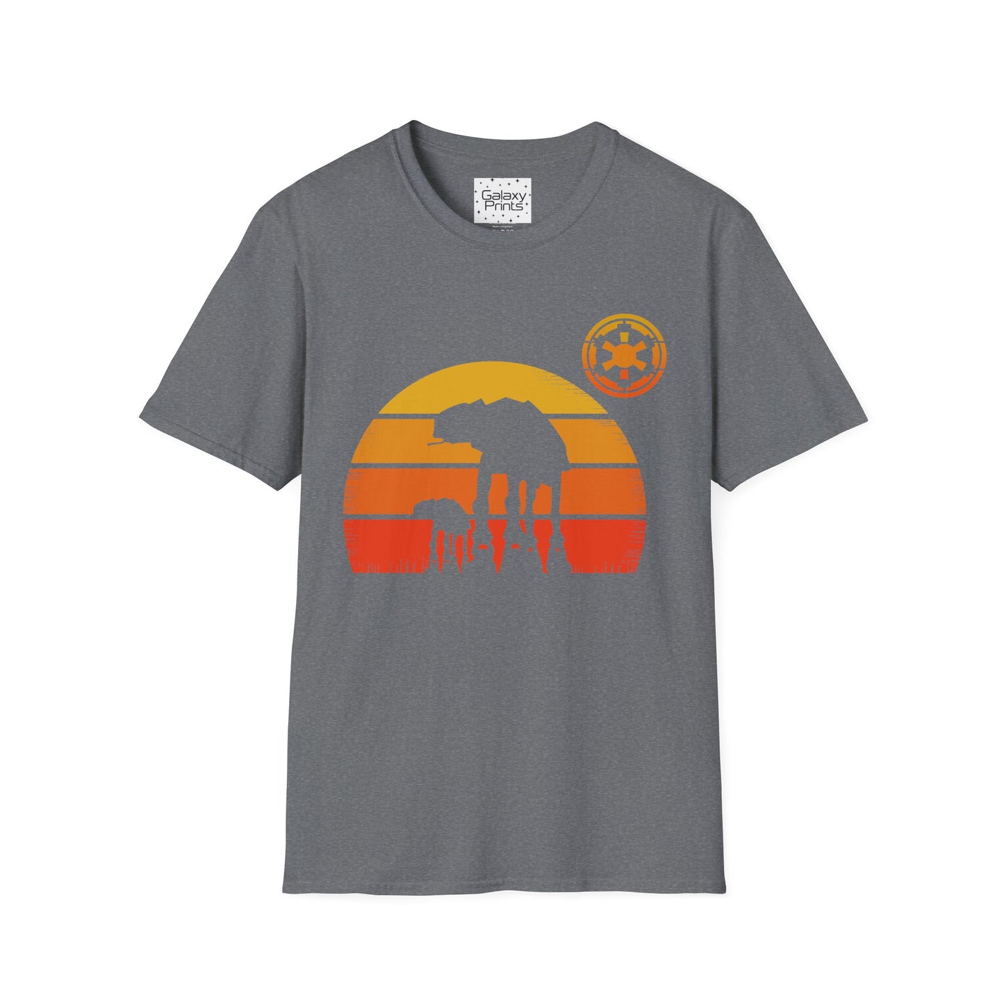 Star Wars Inspired Unisex T-Shirt - 'AT-AT Walker Sunset' Graphic Tee