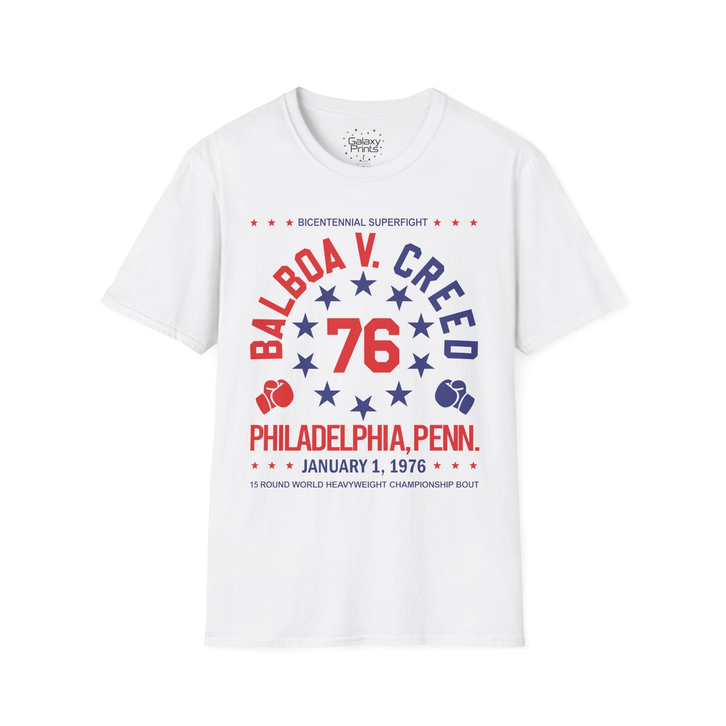 Unisex T-Shirt - POP Culture - 'From the HIT Movie ROCKY - Balboa vs. Creed 1976'