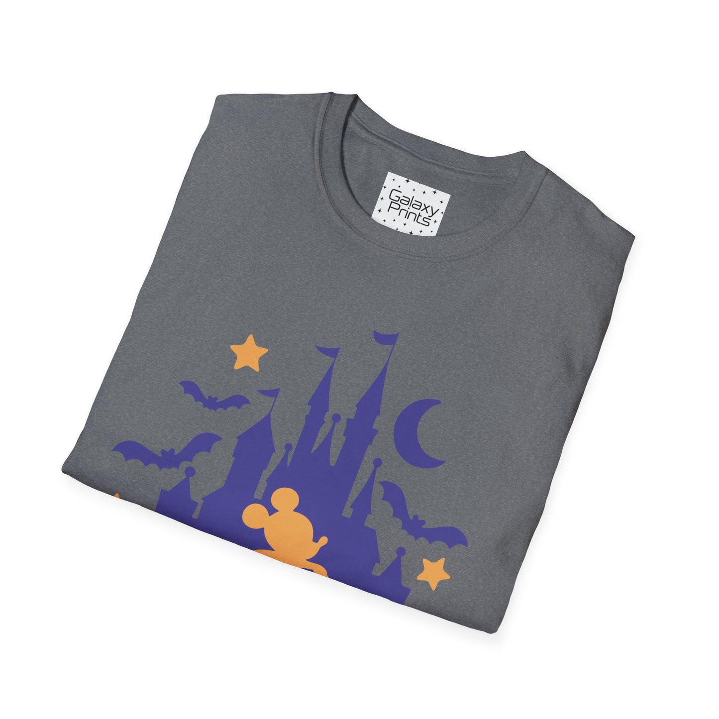 Unisex T-Shirt - DISNEY Inspired - 'Mickey gone trick or treating at the Castle in WDW'