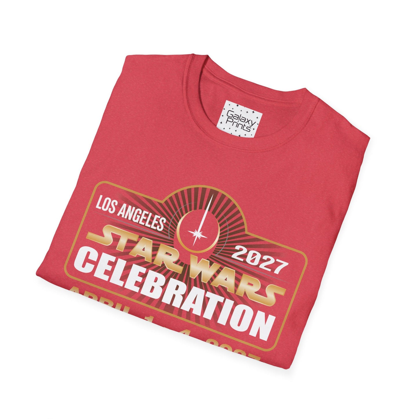 Star Wars Inspired T-Shirt - 'STAR WARS CELEBRATION April 1-4, 2027 in Los Angeles CA' Graphic Tee